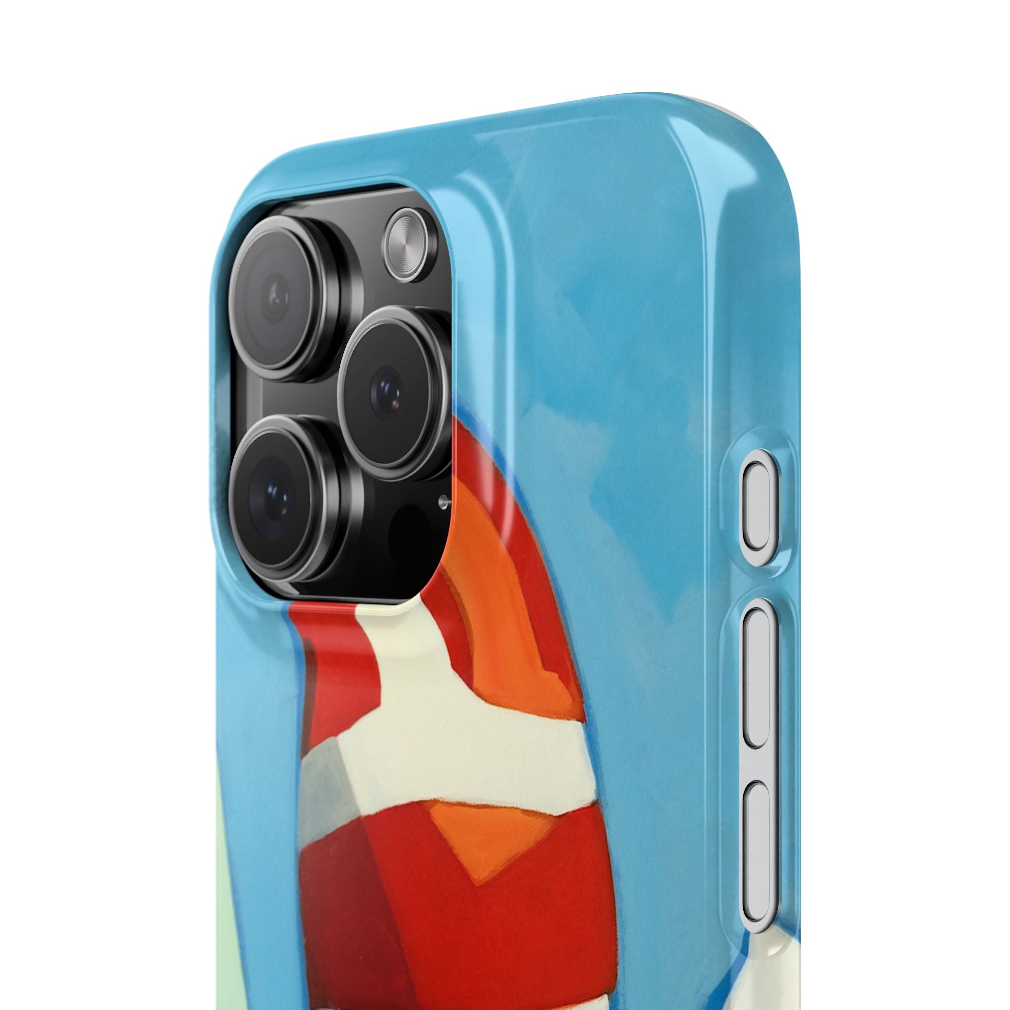 Phone case Lisa Herrera art Sailboats Slim Case — Colorful Nautical Phone Case