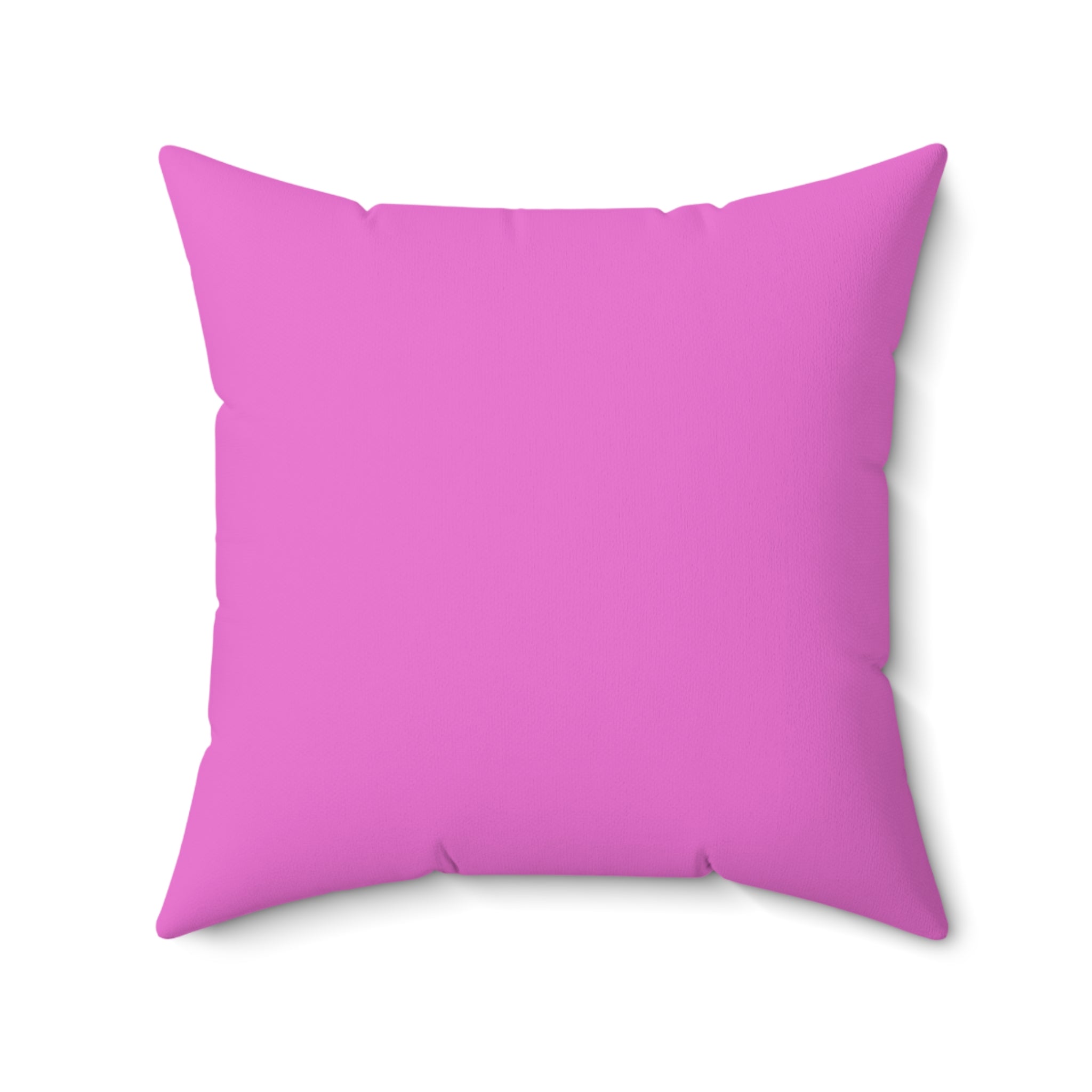 Throw Pillow Yellow Heart on Pink   - Decorative Cushion