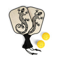 Pickleball Paddle Set — Tribal Gecko Design Pickleball Kit with 2 Paddles & Balls