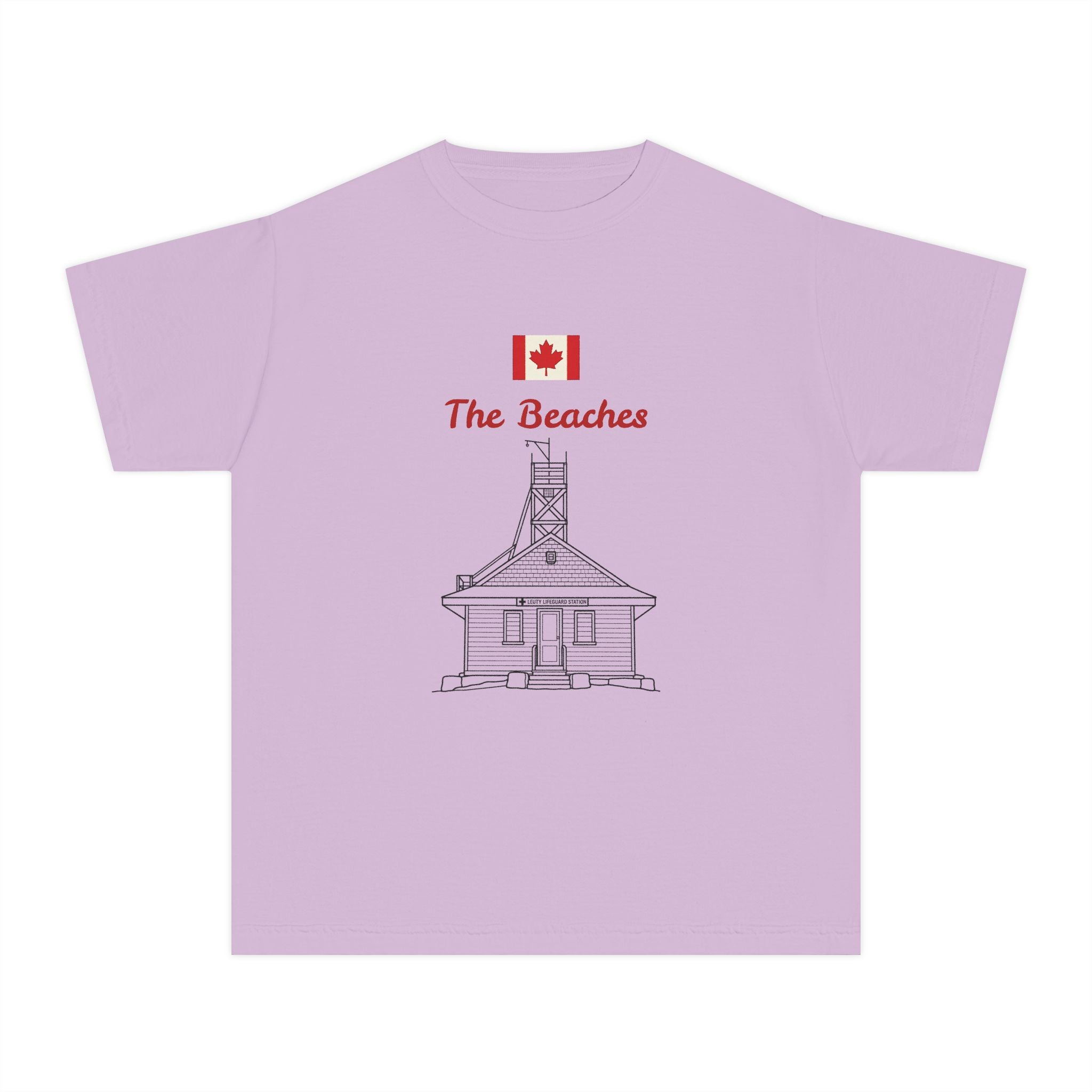 T-shirt The Beaches Toronto Youth Tee — The Beaches Canada Leuty Stn Graphic