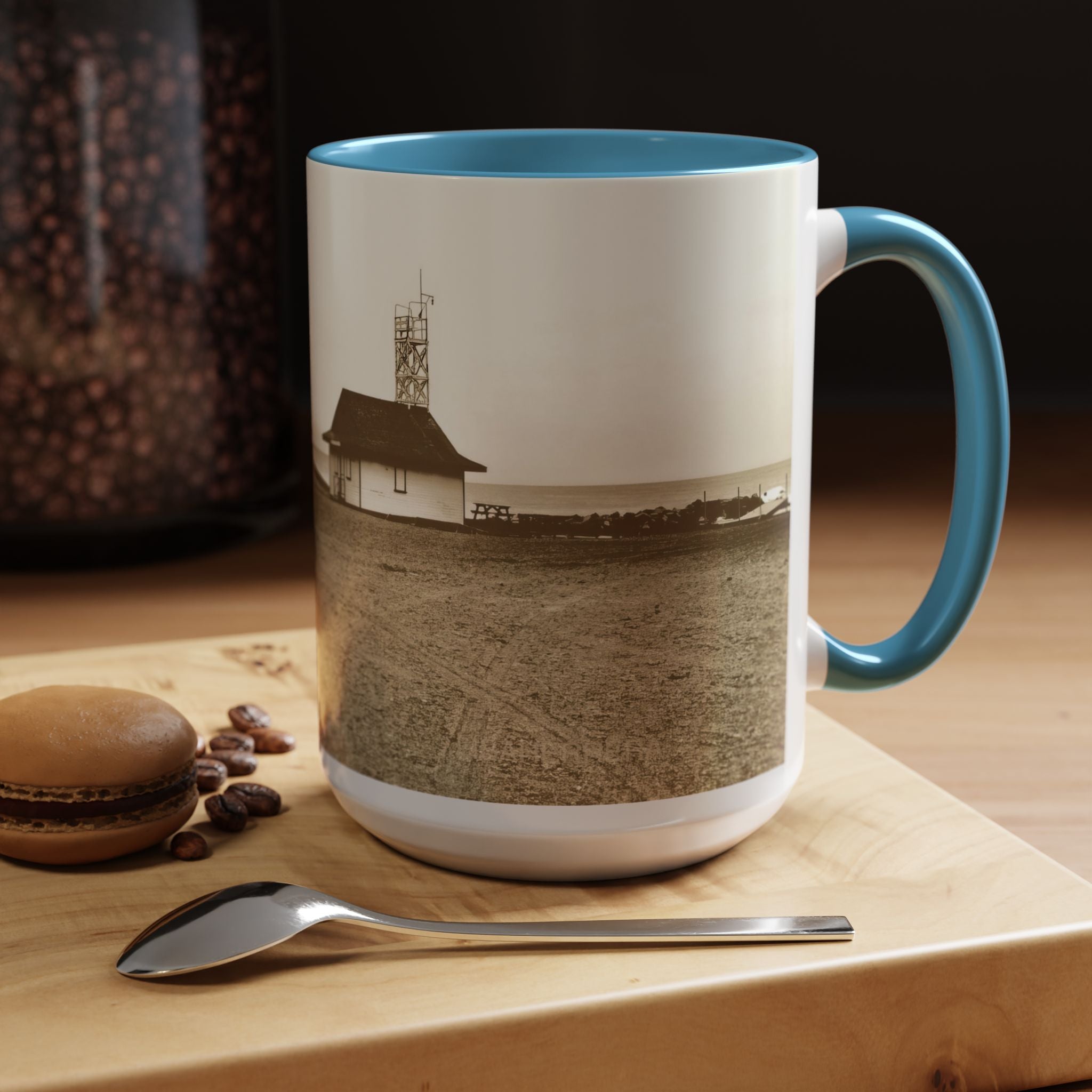 Coffee Mug Sepia photo Leuty stn The Beaches  (11, 15oz)