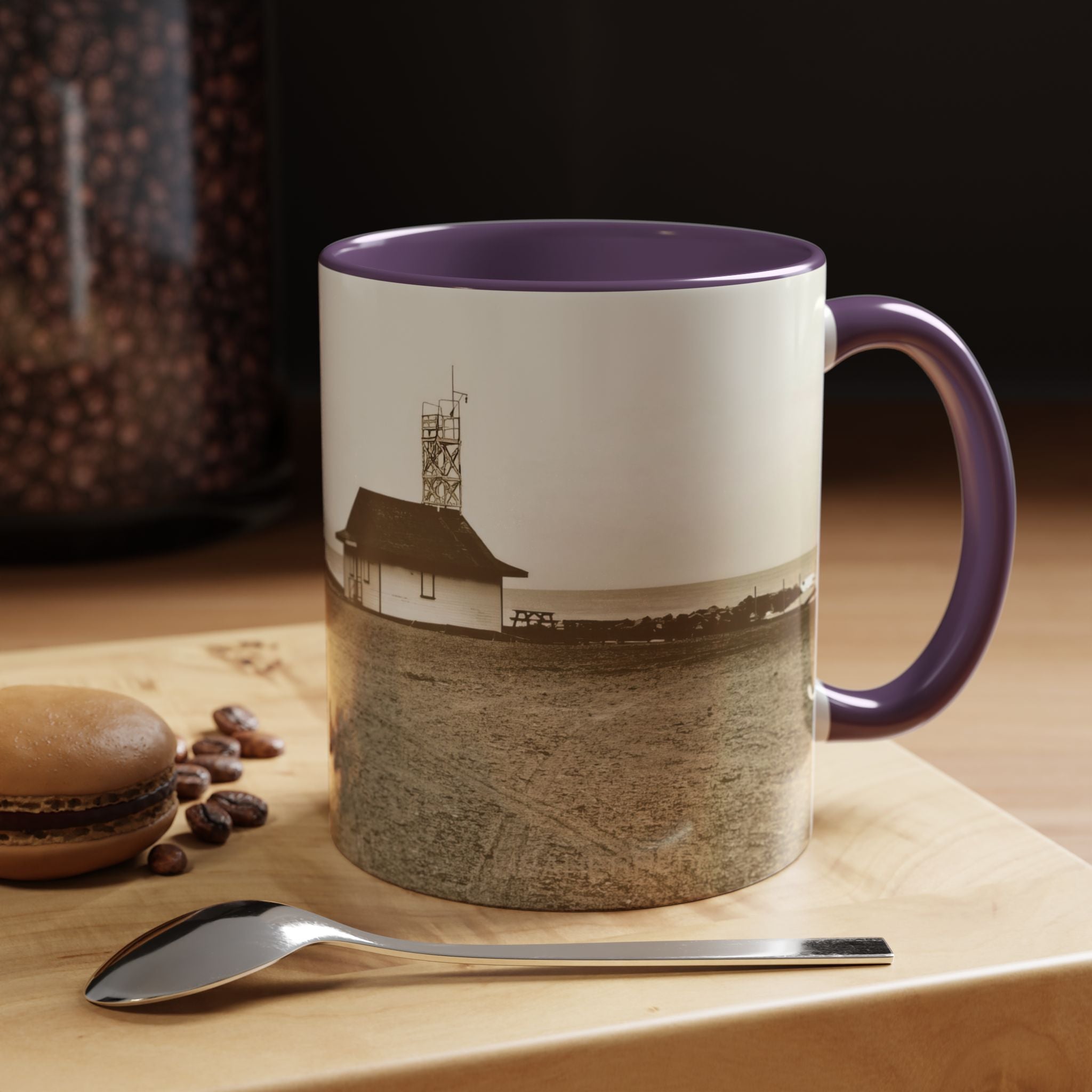 Coffee Mug Sepia photo Leuty stn The Beaches  (11, 15oz)