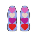 Car Seat Covers — Heart Pattern Colorful Love Seat Protector