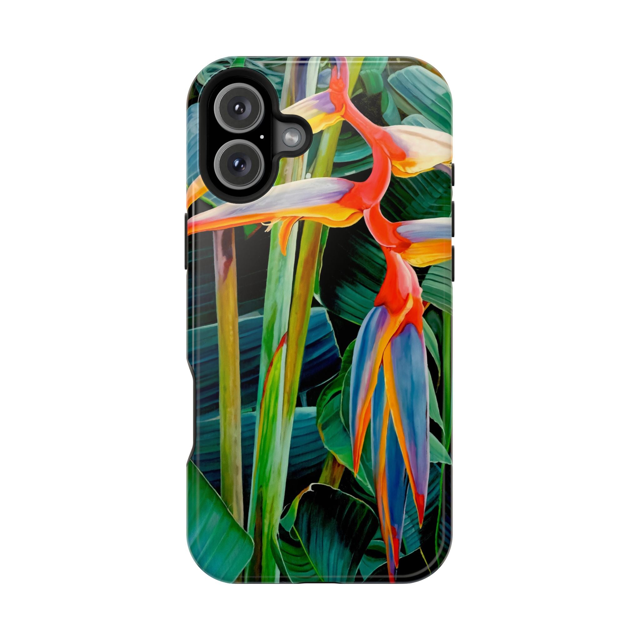 Phone Case Lisa Herrera art print Tropical Bird of Paradise e — Impact-Resistant Floral Design