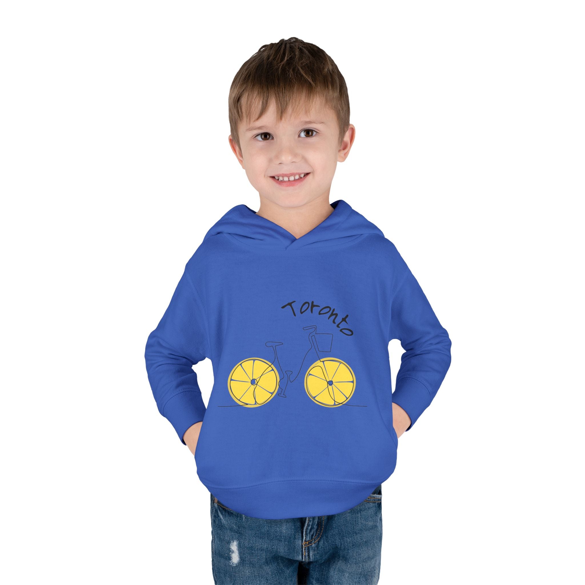 Toddler Hoodie Toronto Red — Toronto Bicycle Pullover