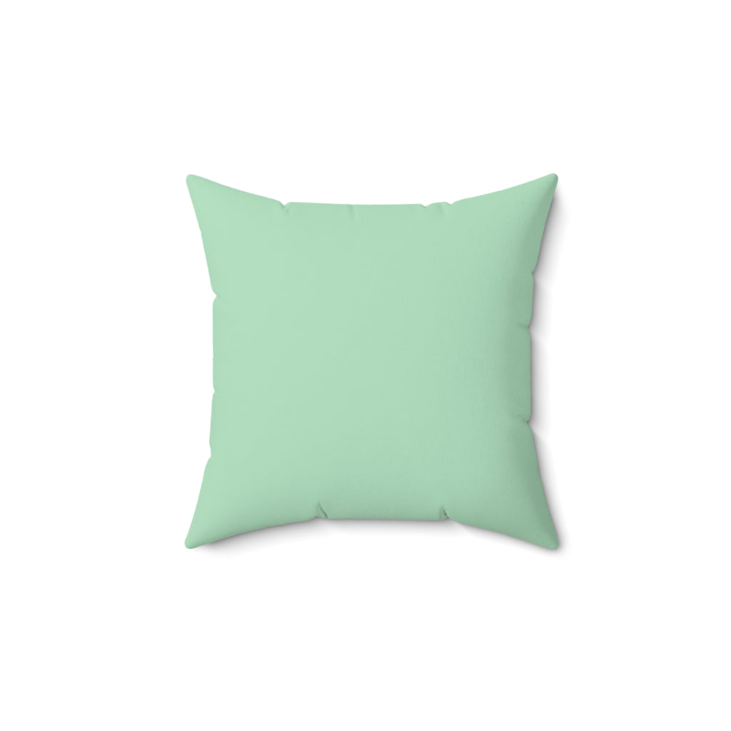 Throw Pillow Sea Turtle  - Aqua Coastal Decorative Cushion