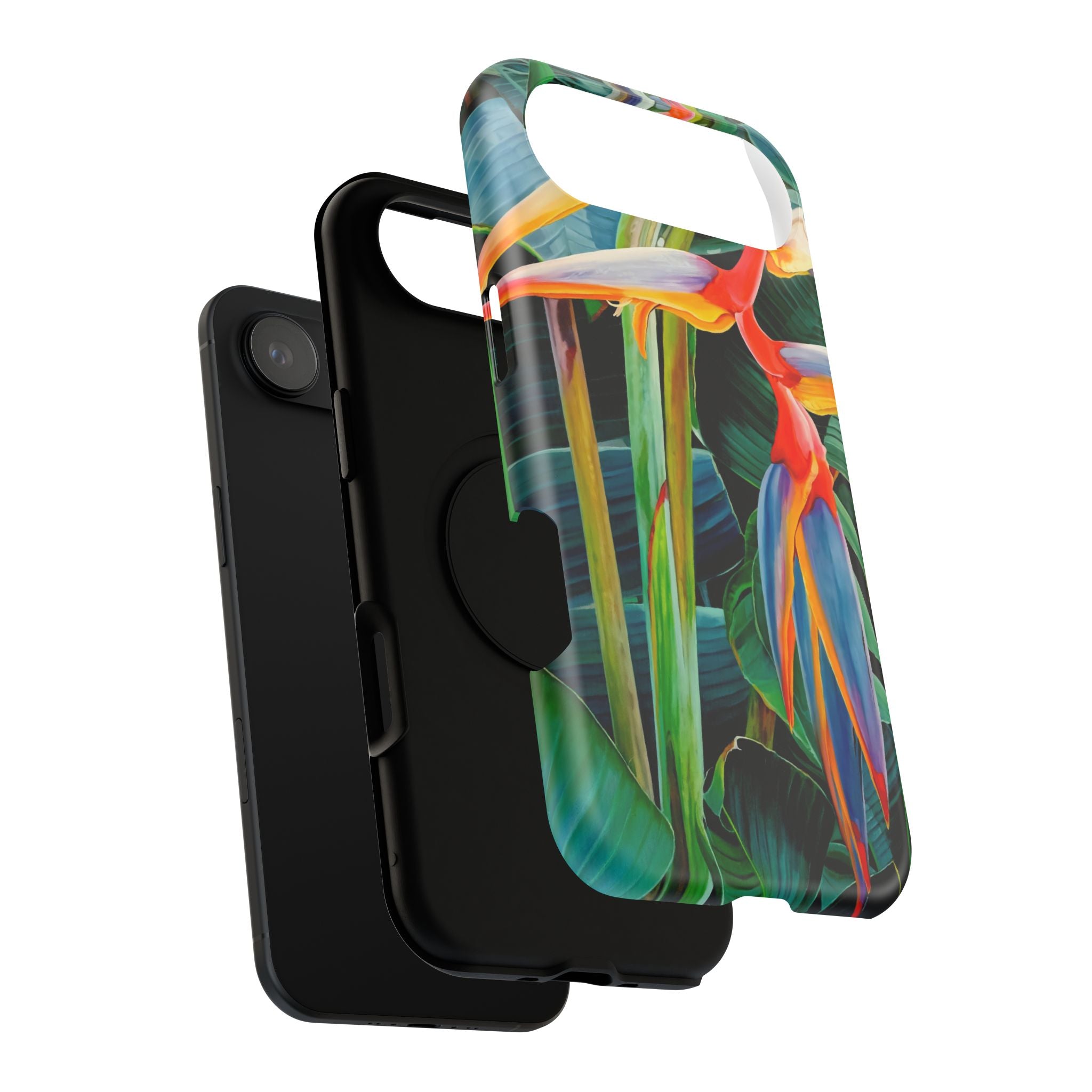 Phone Case Lisa Herrera art print Tropical Bird of Paradise e — Impact-Resistant Floral Design