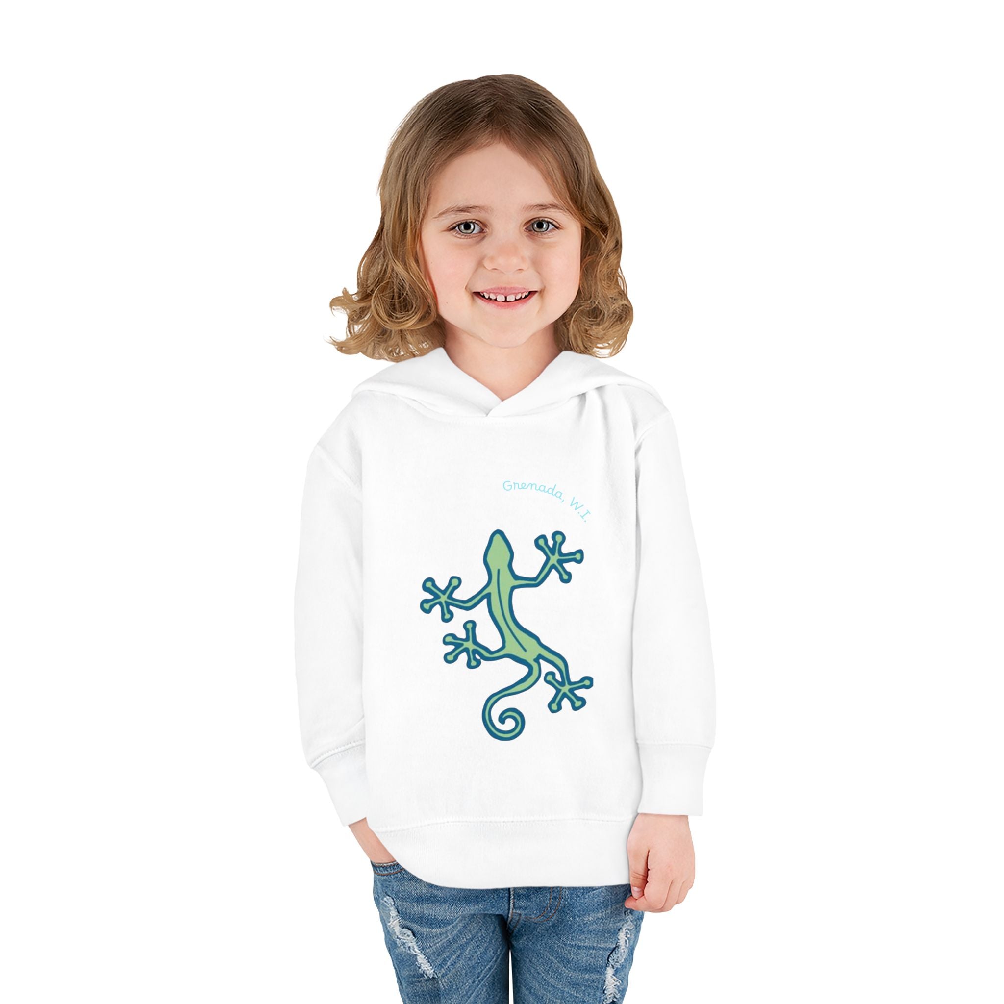Toddler Hoodie Lizard— Pullover