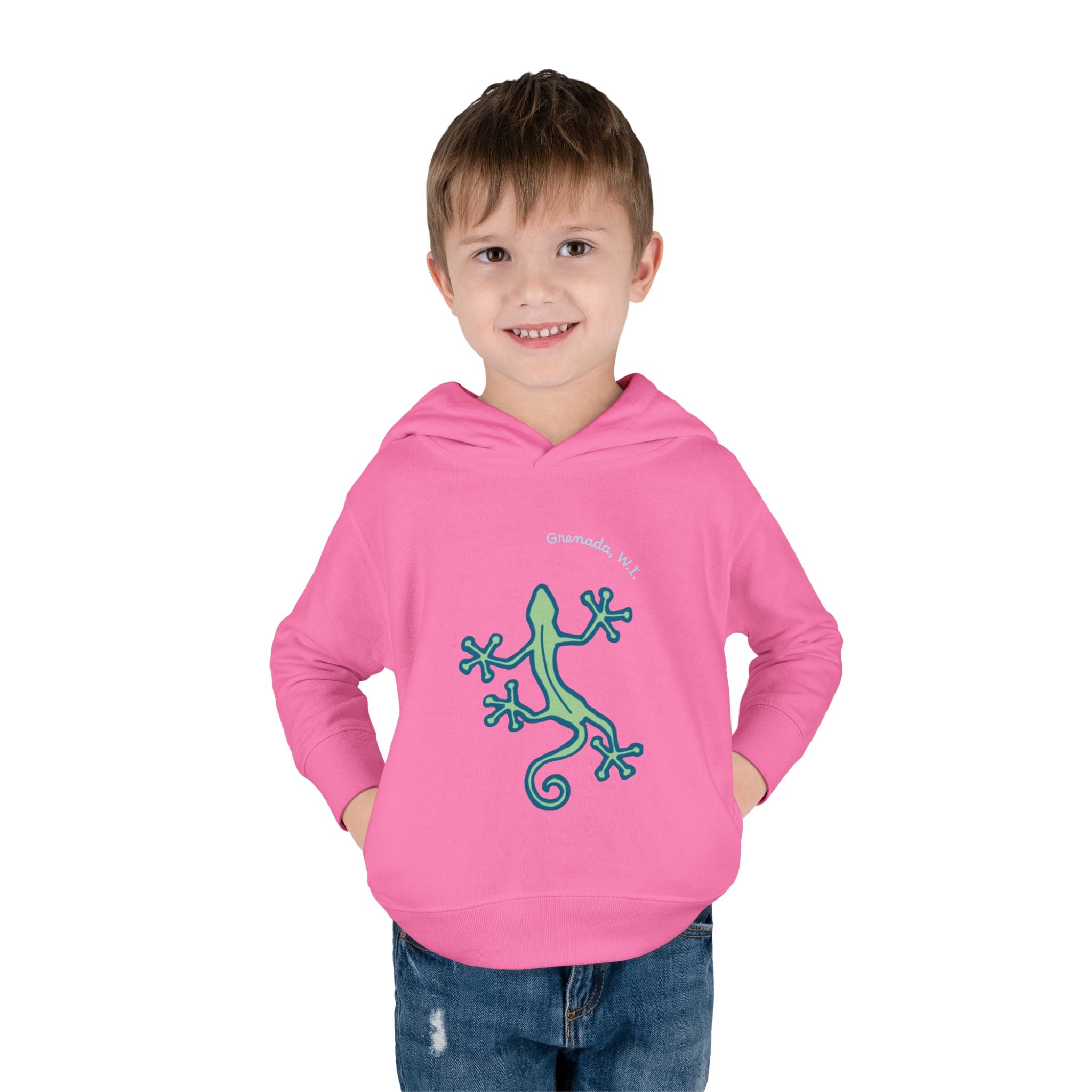 Toddler Hoodie Lizard— Pullover