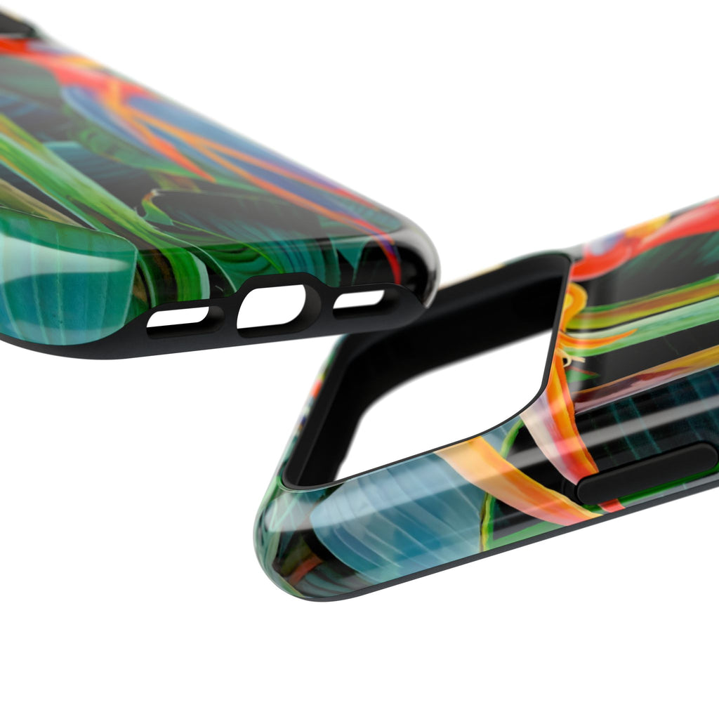 Phone Case Lisa Herrera art print Tropical Bird of Paradise e — Impact-Resistant Floral Design