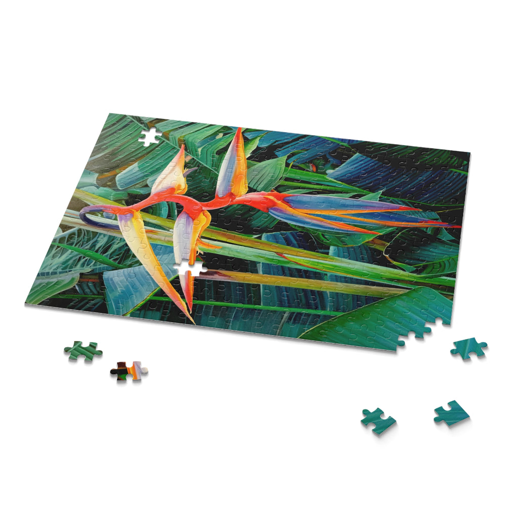 Puzzle Lisa Herrera art Print Halyconia Jigsaw Puzzle — Tropical Floral 120/252/500-Piece
