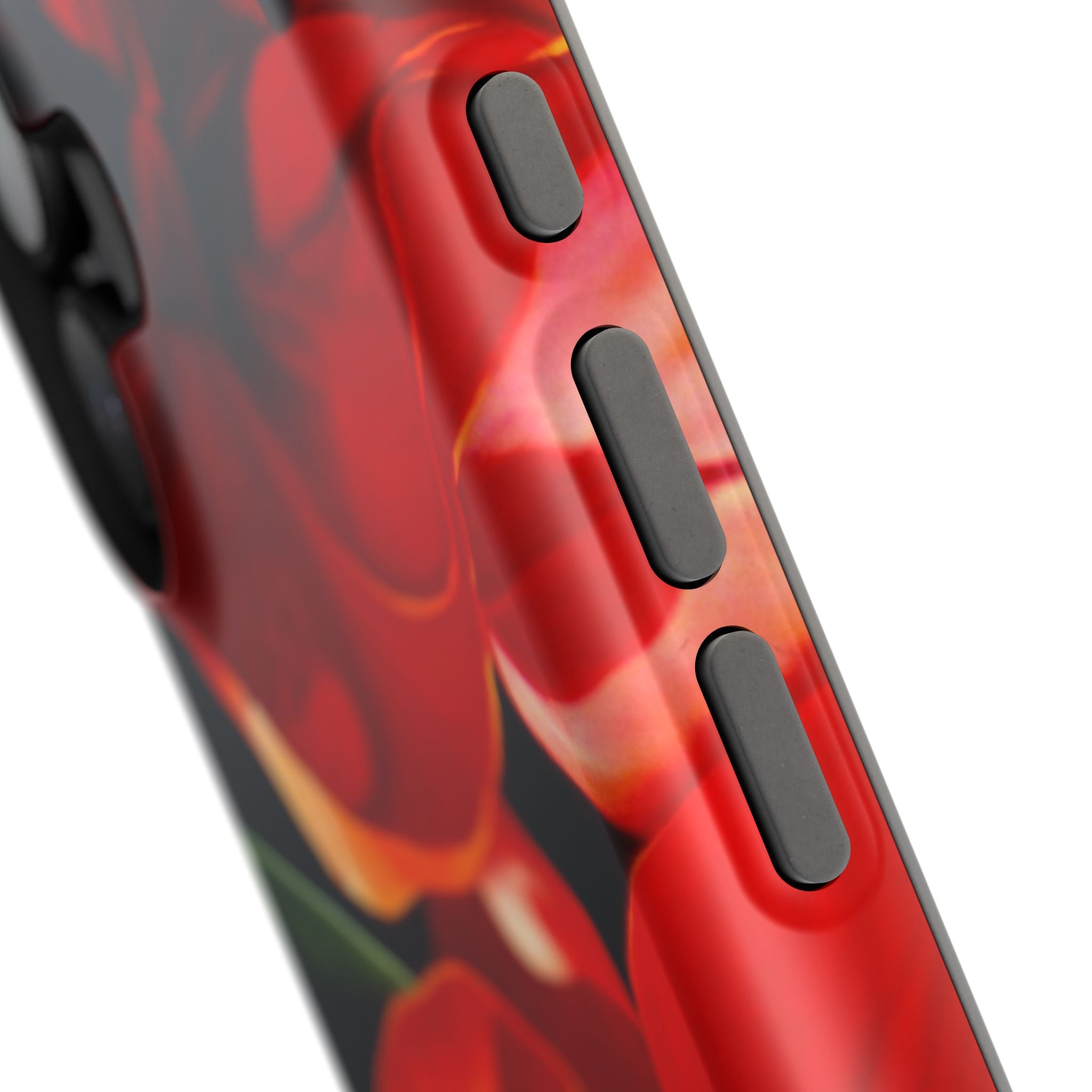 Phone case Lisa Herrera art print Red Amaryllis Floral Impact-Resistant Phone Case