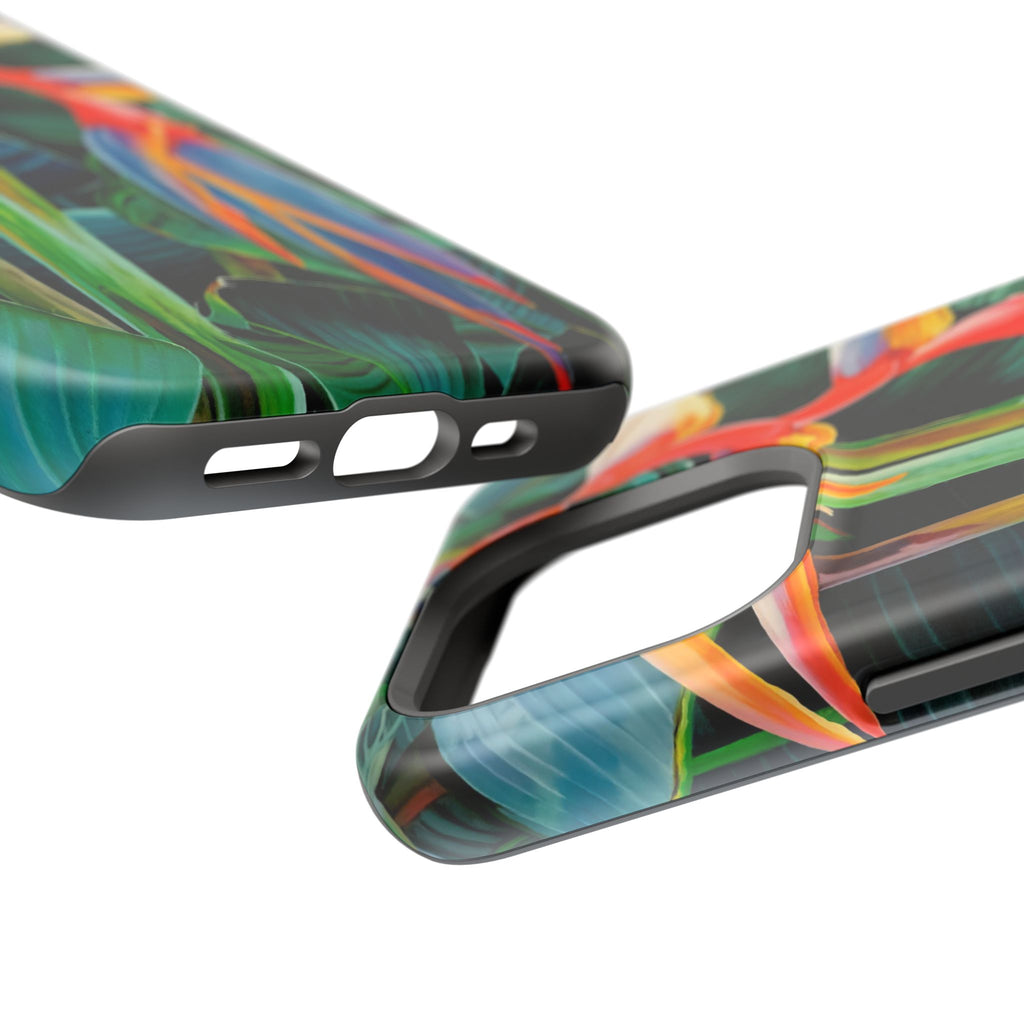 Phone Case Lisa Herrera art print Tropical Bird of Paradise e — Impact-Resistant Floral Design