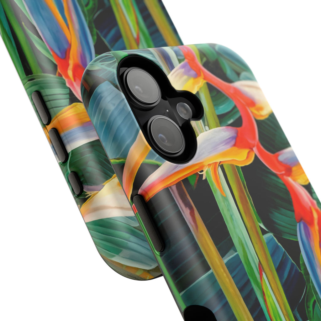 Phone Case Lisa Herrera art print Tropical Bird of Paradise e — Impact-Resistant Floral Design