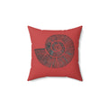 Throw Pillow Nautical Turquoise Shell Throw Pillow — Coastal Beach Décor Accent
