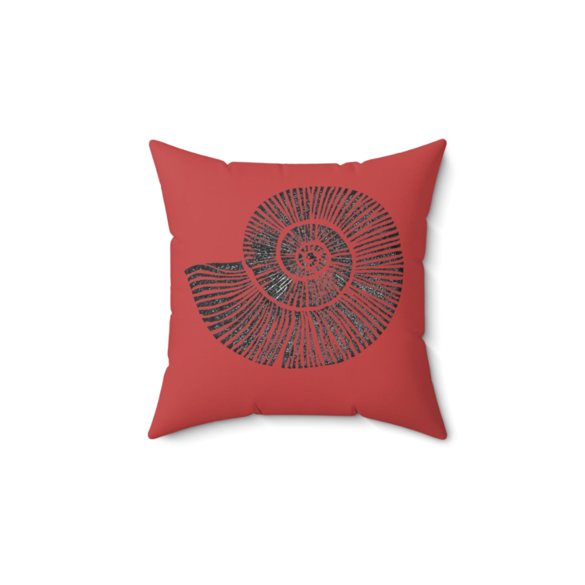 Throw Pillow Nautical Turquoise Shell Throw Pillow — Coastal Beach Décor Accent