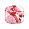 Air Pod Case Lisa Herrera art print Floral Pink Hibiscus AirPod Case — Tropical Flower Protective Cover