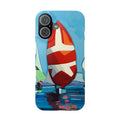 Phone case Lisa Herrera art Sailboats Slim Case — Colorful Nautical Phone Case