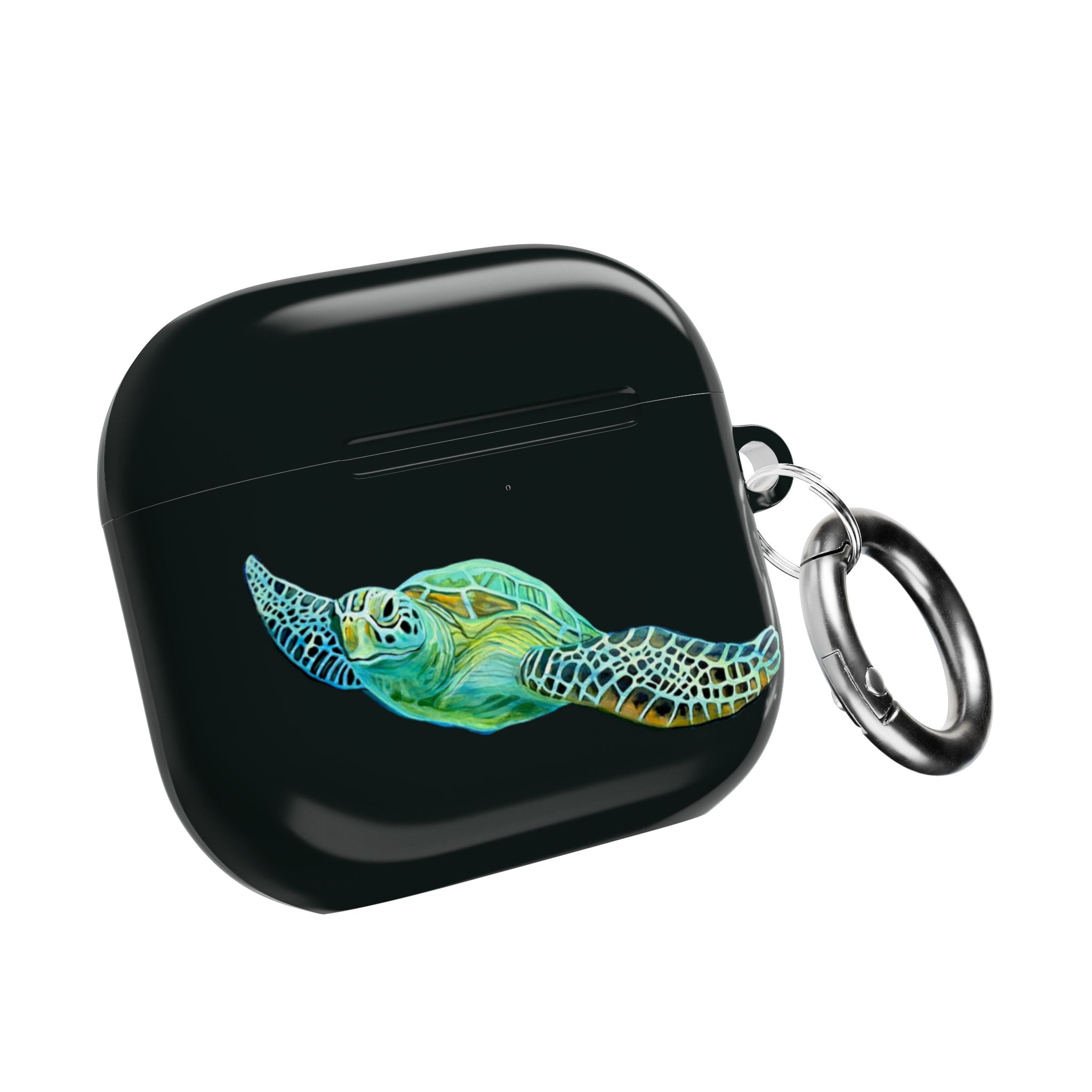 Air Pods Lisa Herrera art print Sea Turtle AirPod Case — Waterproof Ocean Wildlife Protective Cover