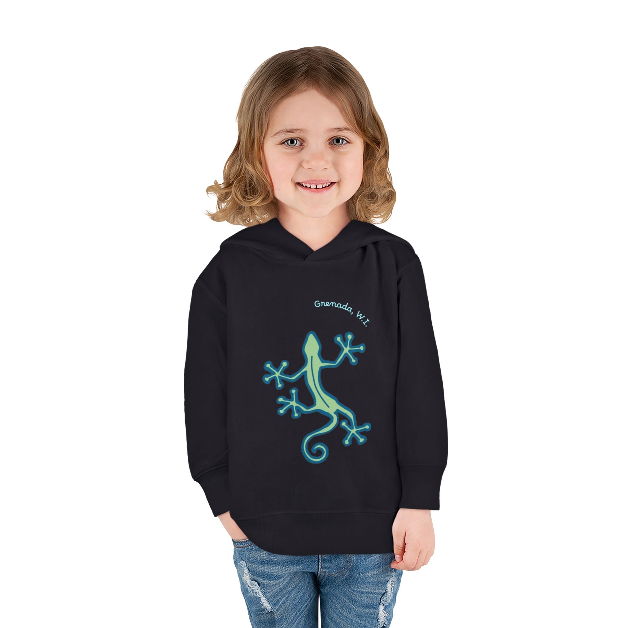 Toddler Hoodie Lizard— Pullover