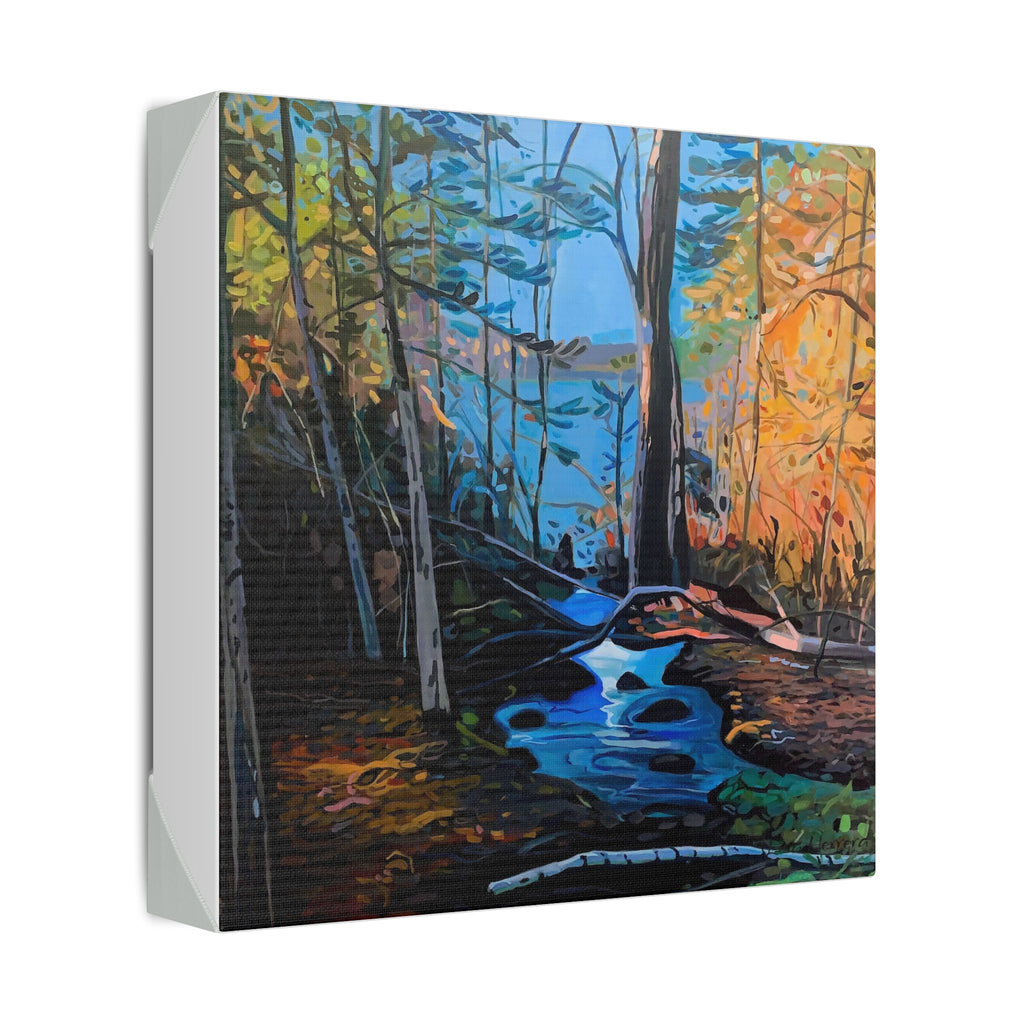 Canvas Print Lisa Herrera Art Northern Forest Stream Canvas