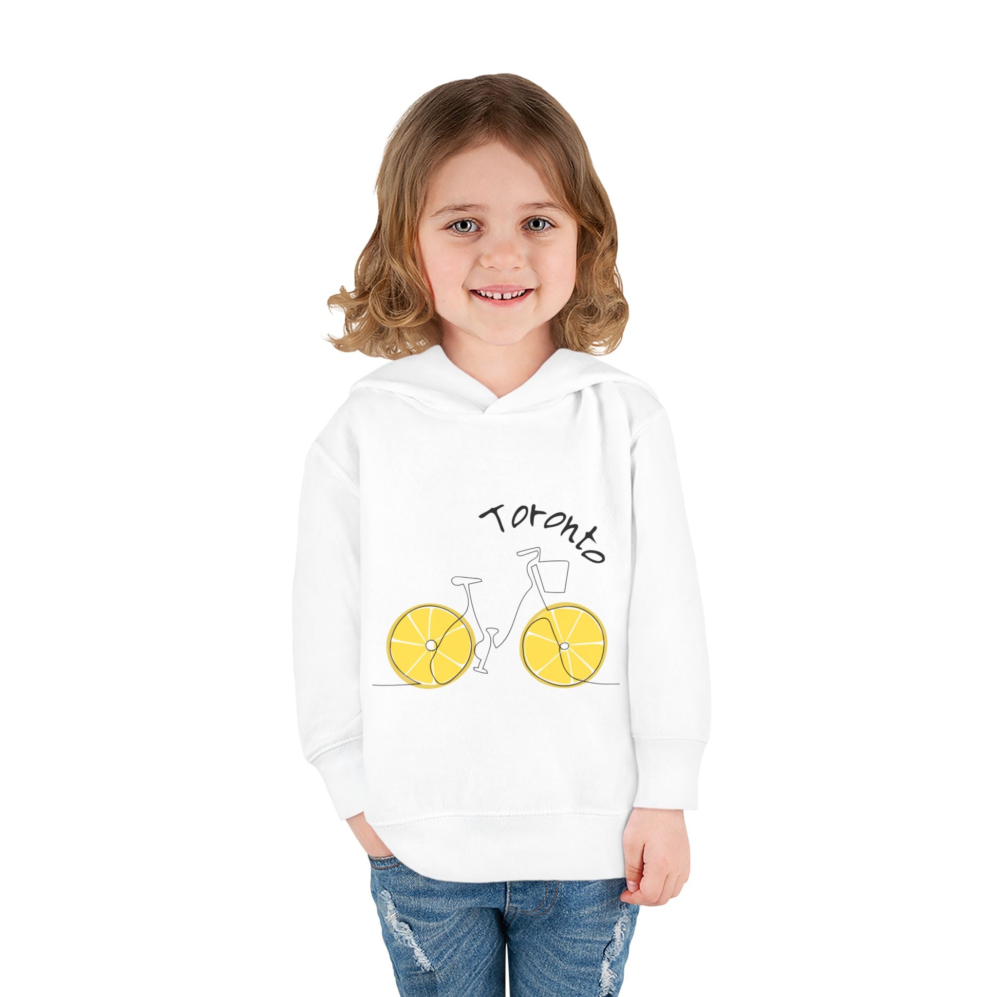 Toddler Hoodie Toronto Red — Toronto Bicycle Pullover