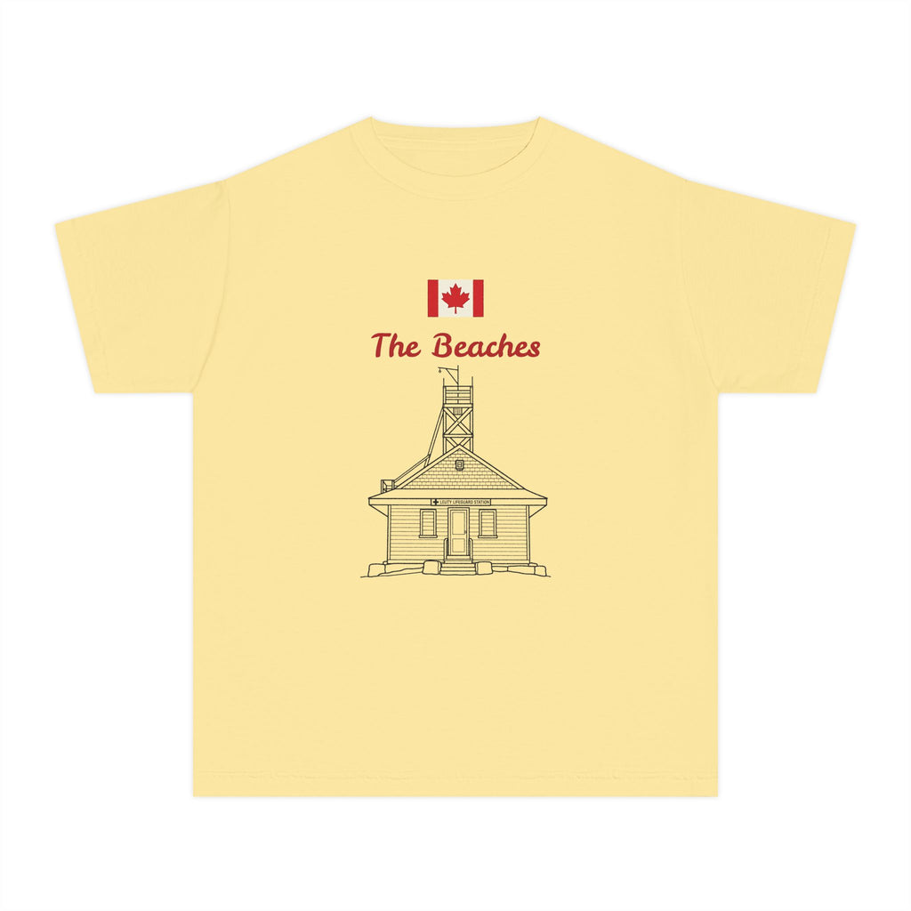 T-shirt The Beaches Toronto Youth Tee — The Beaches Canada Leuty Stn Graphic