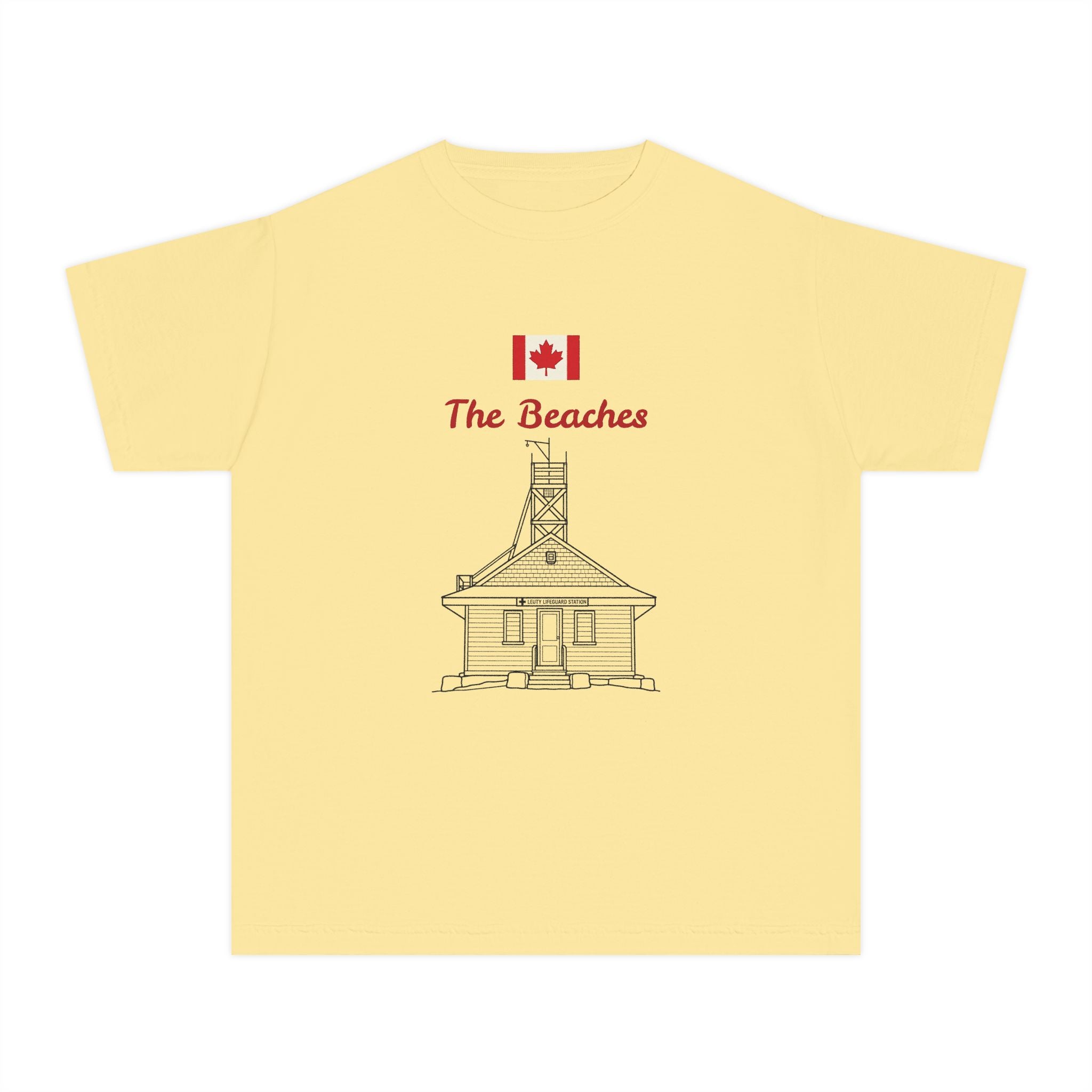 T-shirt The Beaches Toronto Youth Tee — The Beaches Canada Leuty Stn Graphic