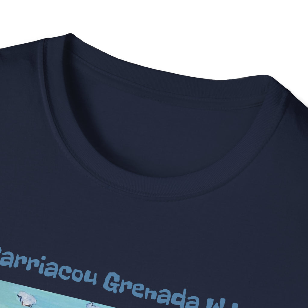 T-Shirt Carriacou House  - Carriacou Grenada W.I. Vintage Beach House Tee