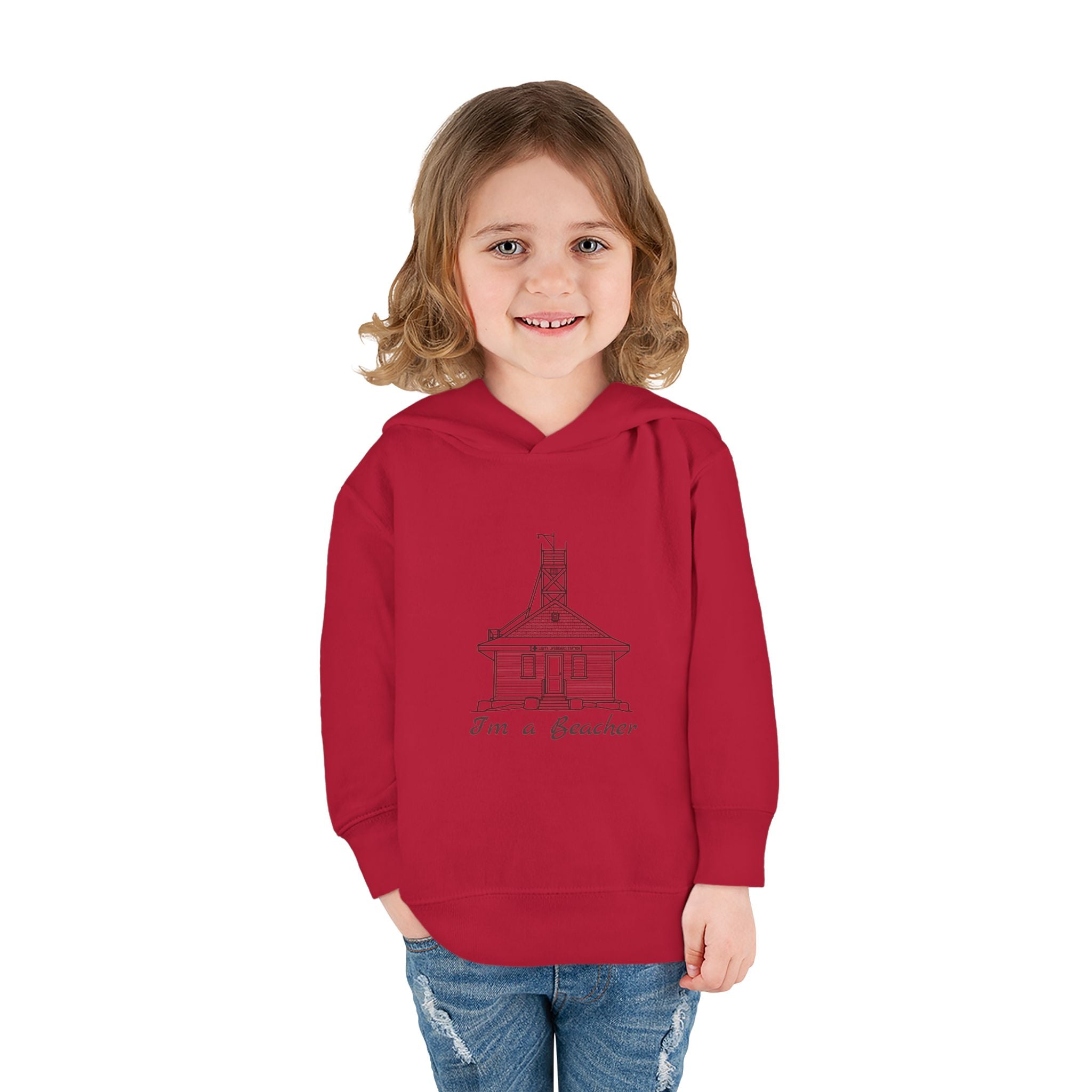 Toddler Hoodie I'm a Beacher Leuty stn. — Pullover