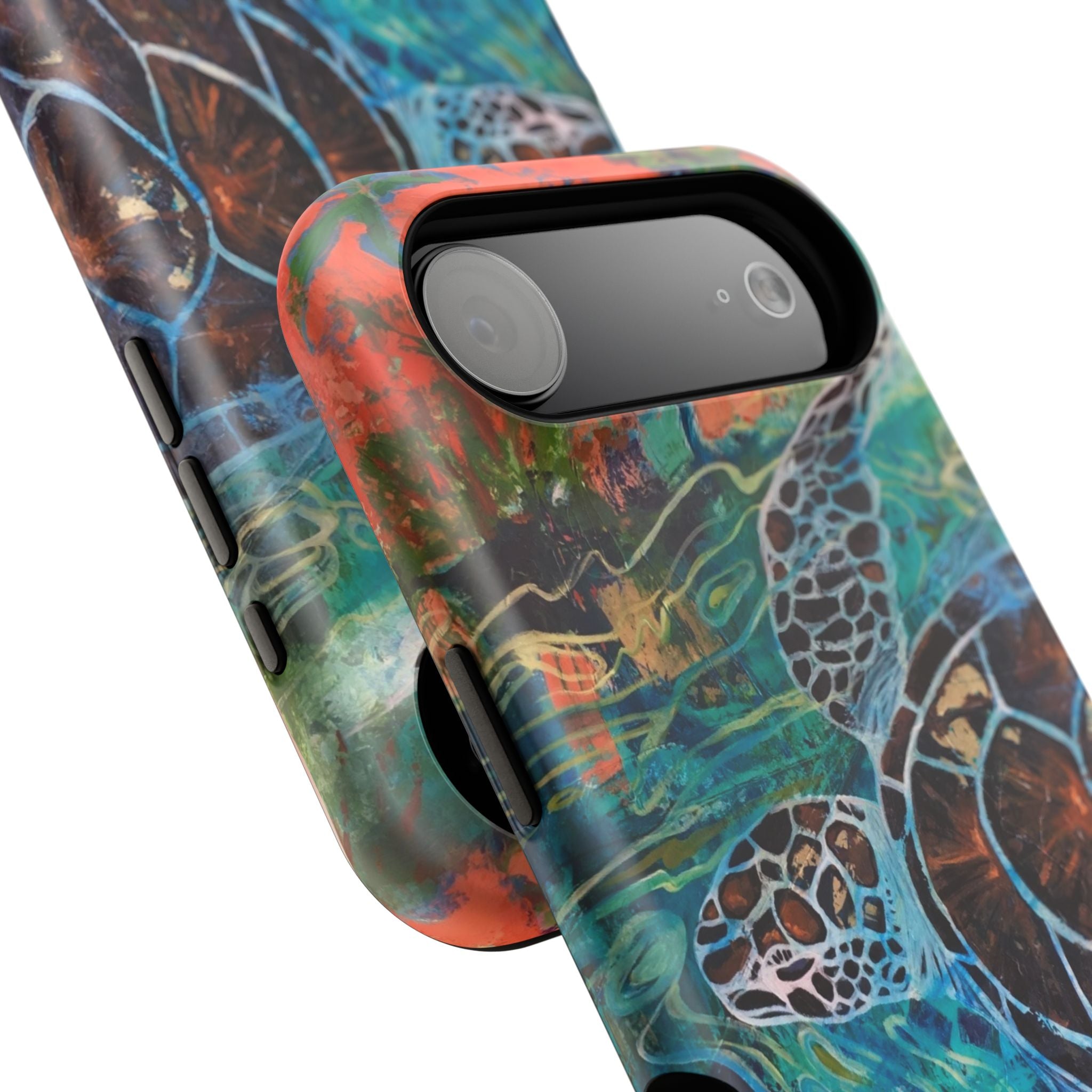 Phone Case Lisa Herrera art print Sea Turtle  — Protective Impact-Resistant Ocean Design