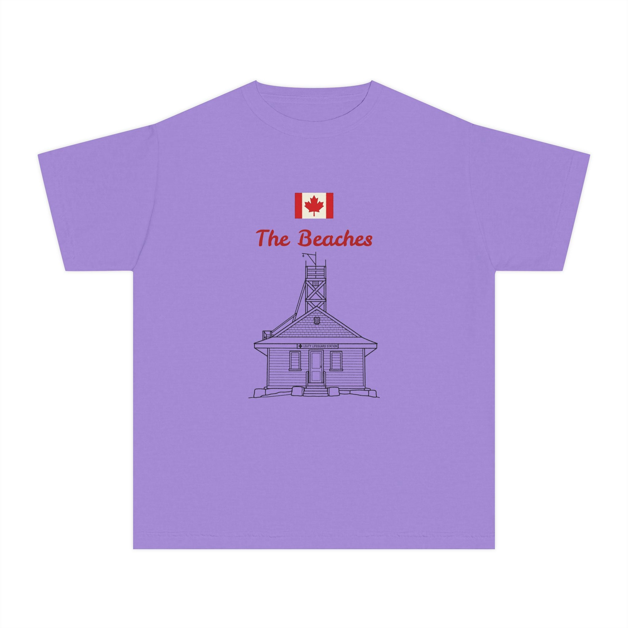 T-shirt The Beaches Toronto Youth Tee — The Beaches Canada Leuty Stn Graphic