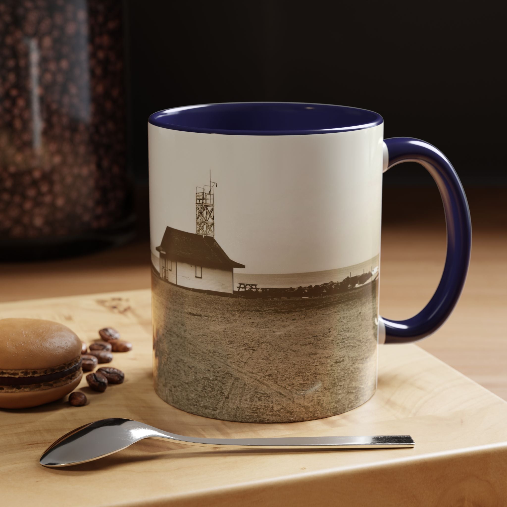 Coffee Mug Sepia photo Leuty stn The Beaches  (11, 15oz)