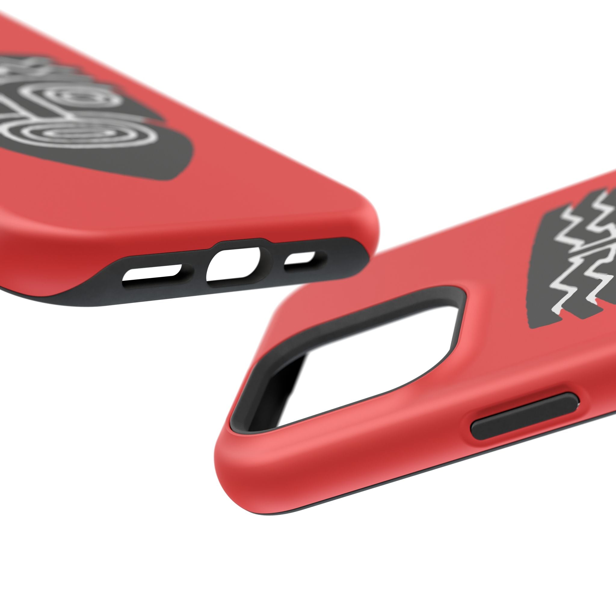 Phone Case Tiki Mask Impact-Resistant Phone Case — Bold Red Protective Cover