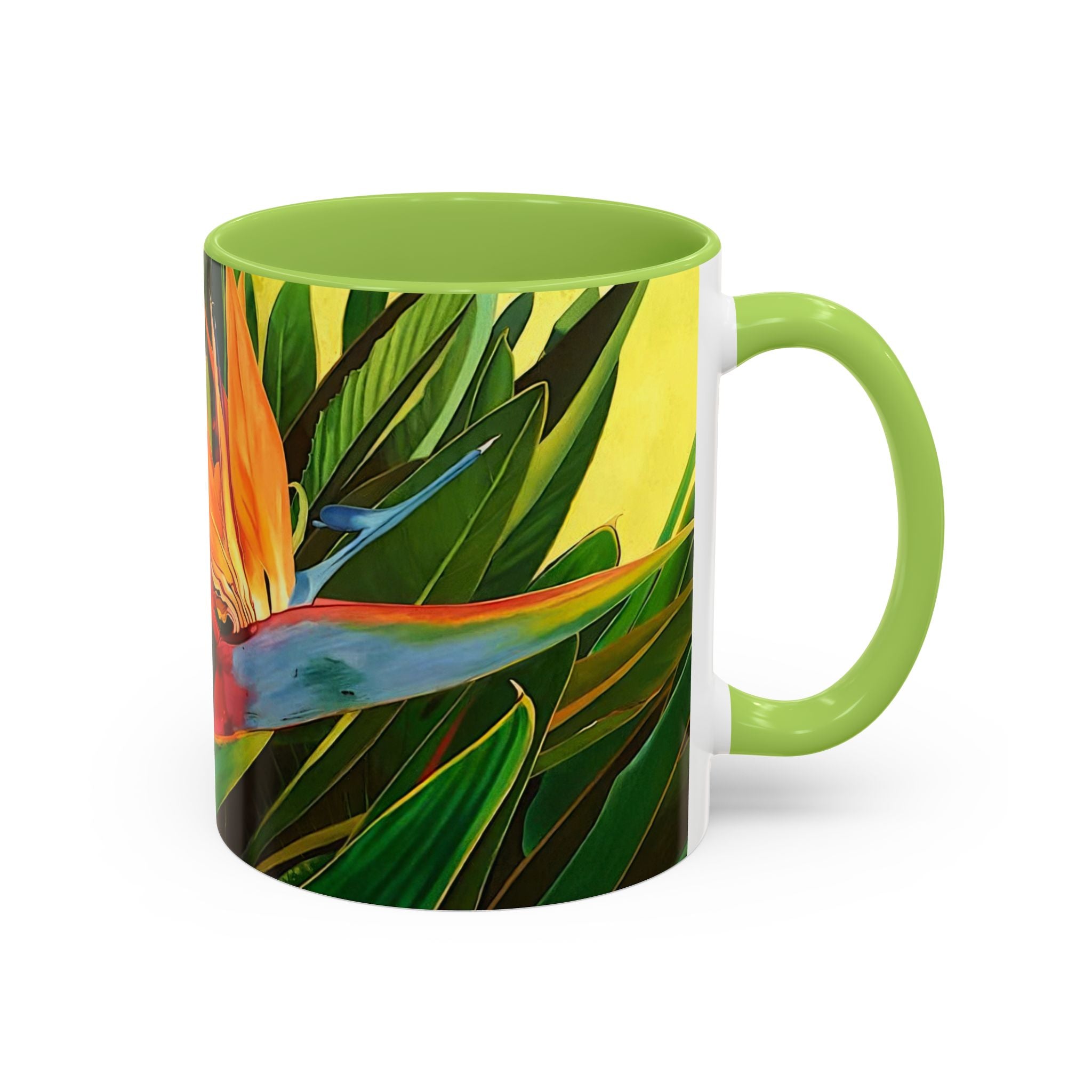 Coffee Mug Lisa Herrera art print Bird of Paradise  (11, 15oz)