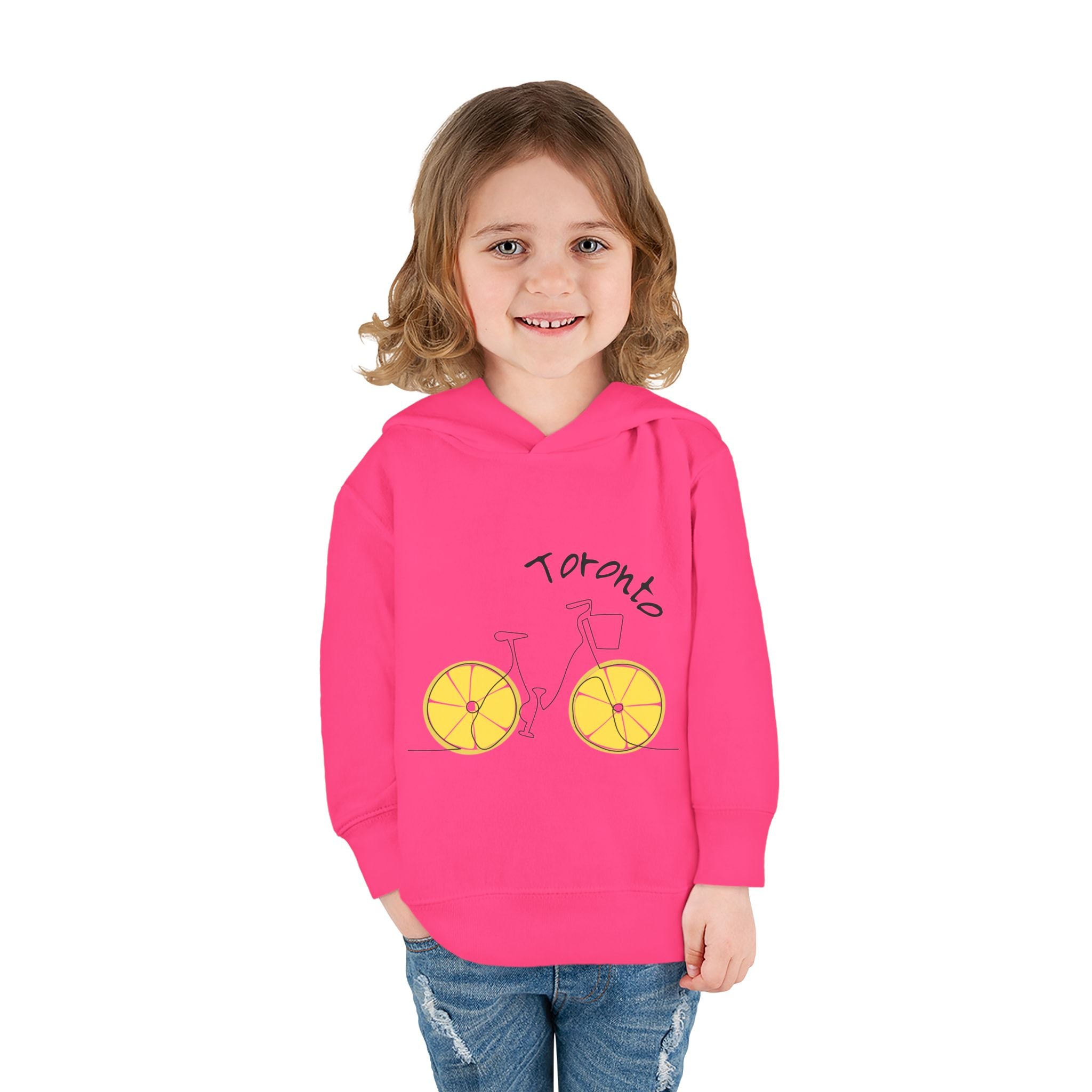 Toddler Hoodie Toronto Red — Toronto Bicycle Pullover