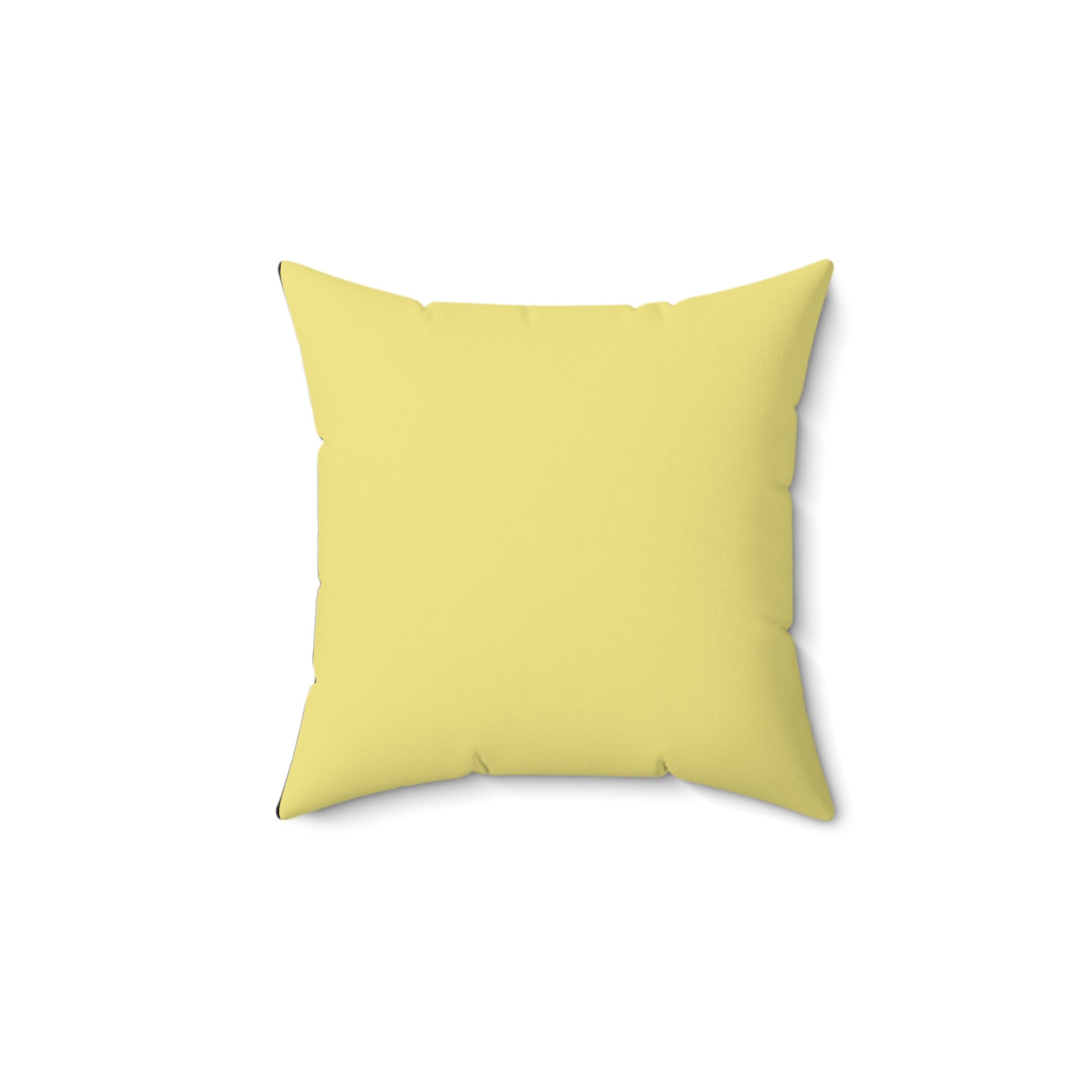 Throw Pillow Tropical Plumeria Floral Pillow — Yellow Plumeria Square Throw Pillow