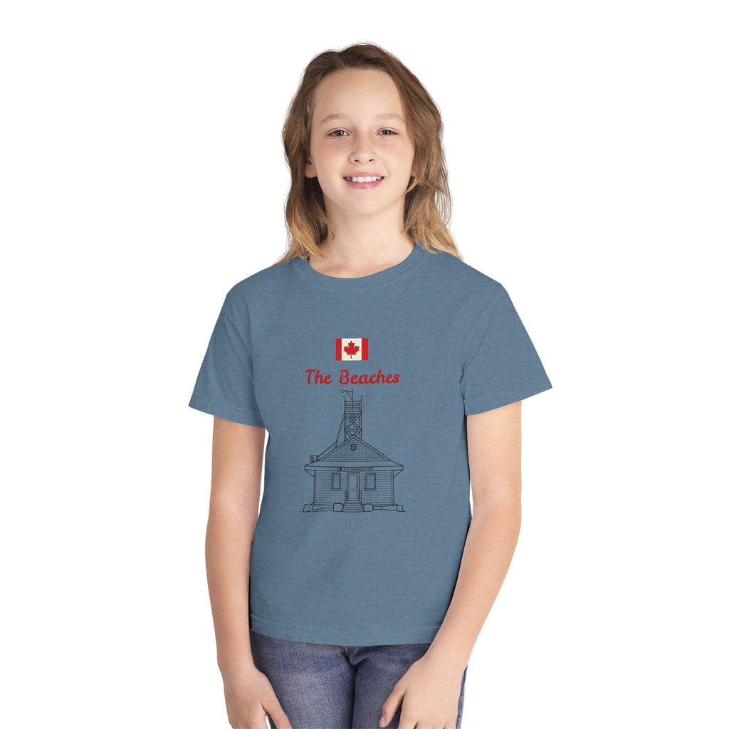 T-shirt The Beaches Toronto Youth Tee — The Beaches Canada Leuty Stn Graphic