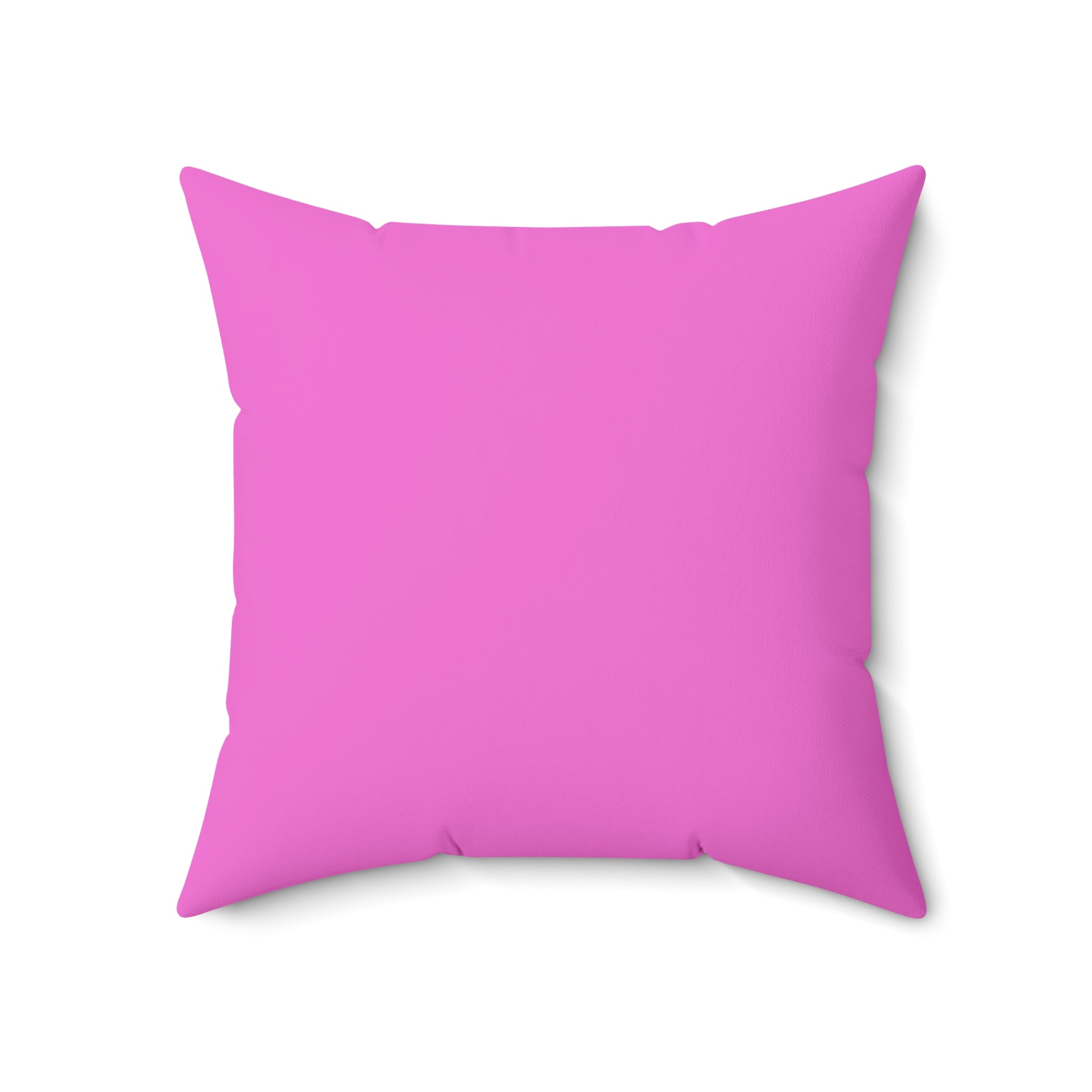 Throw Pillow Yellow Heart on Pink   - Decorative Cushion