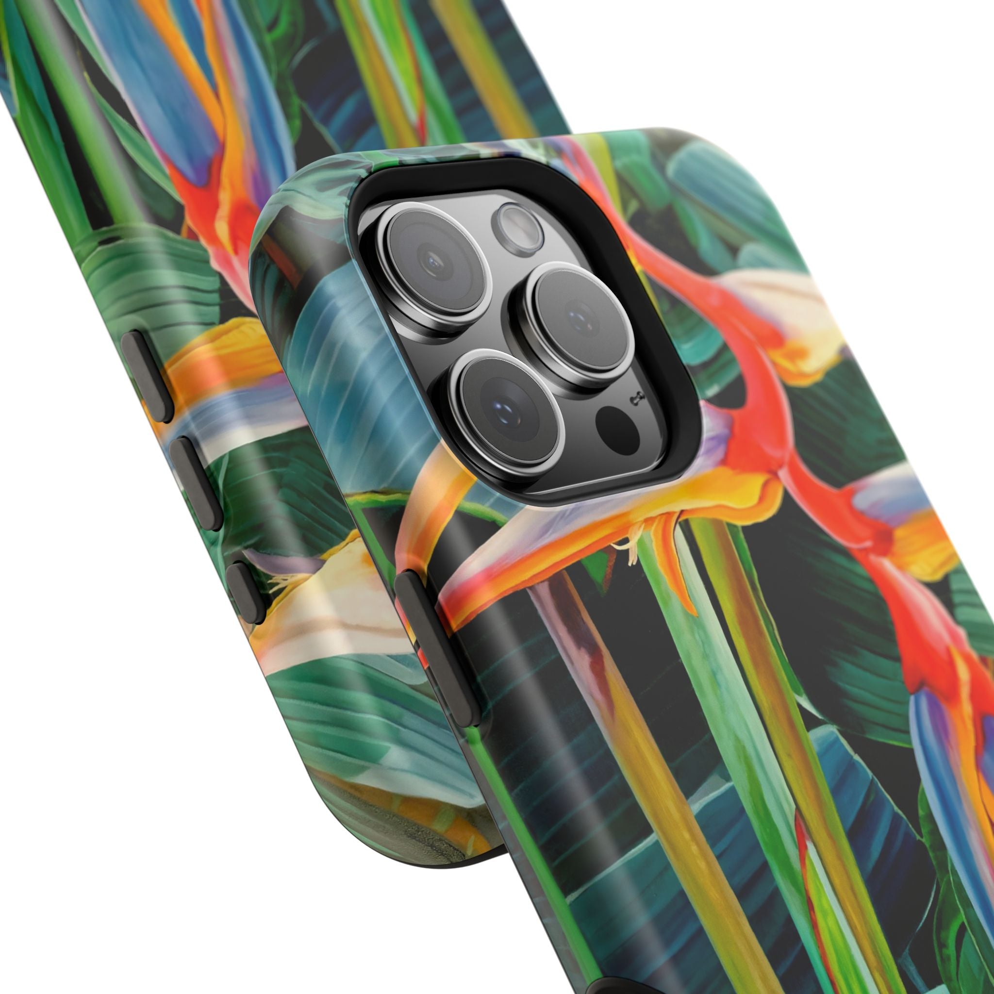 Phone Case Lisa Herrera art print Tropical Bird of Paradise e — Impact-Resistant Floral Design