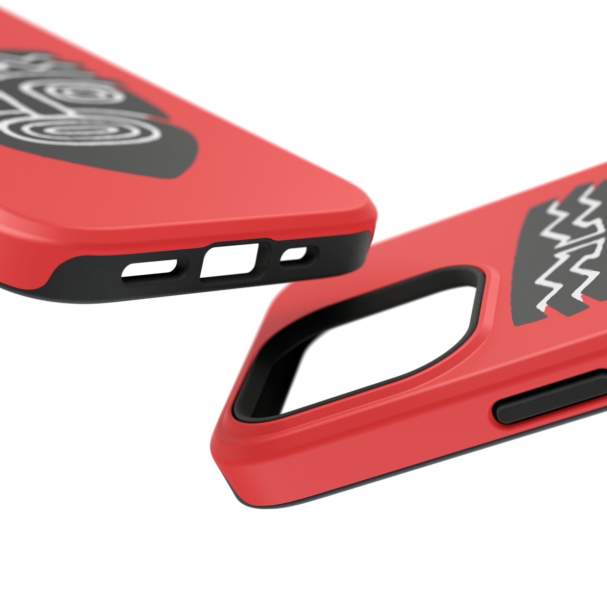 Phone Case Tiki Mask Impact-Resistant Phone Case — Bold Red Protective Cover
