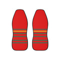Car Seat Covers — Retro Racing Red Stripe Auto Seat Protector