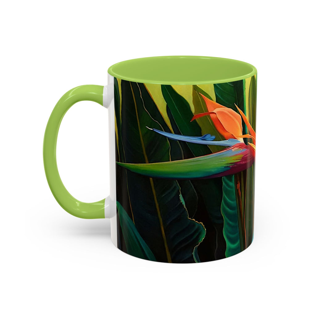 Coffee Mug Lisa Herrera art print Bird of Paradise  (11, 15oz)
