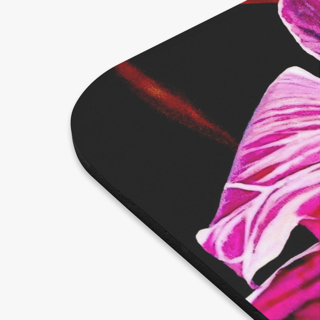 Mouse Pad Purple Orchid Art by Lisa Herrera Rectangle Mouse Pad — Colorful Floral Mouse Pad