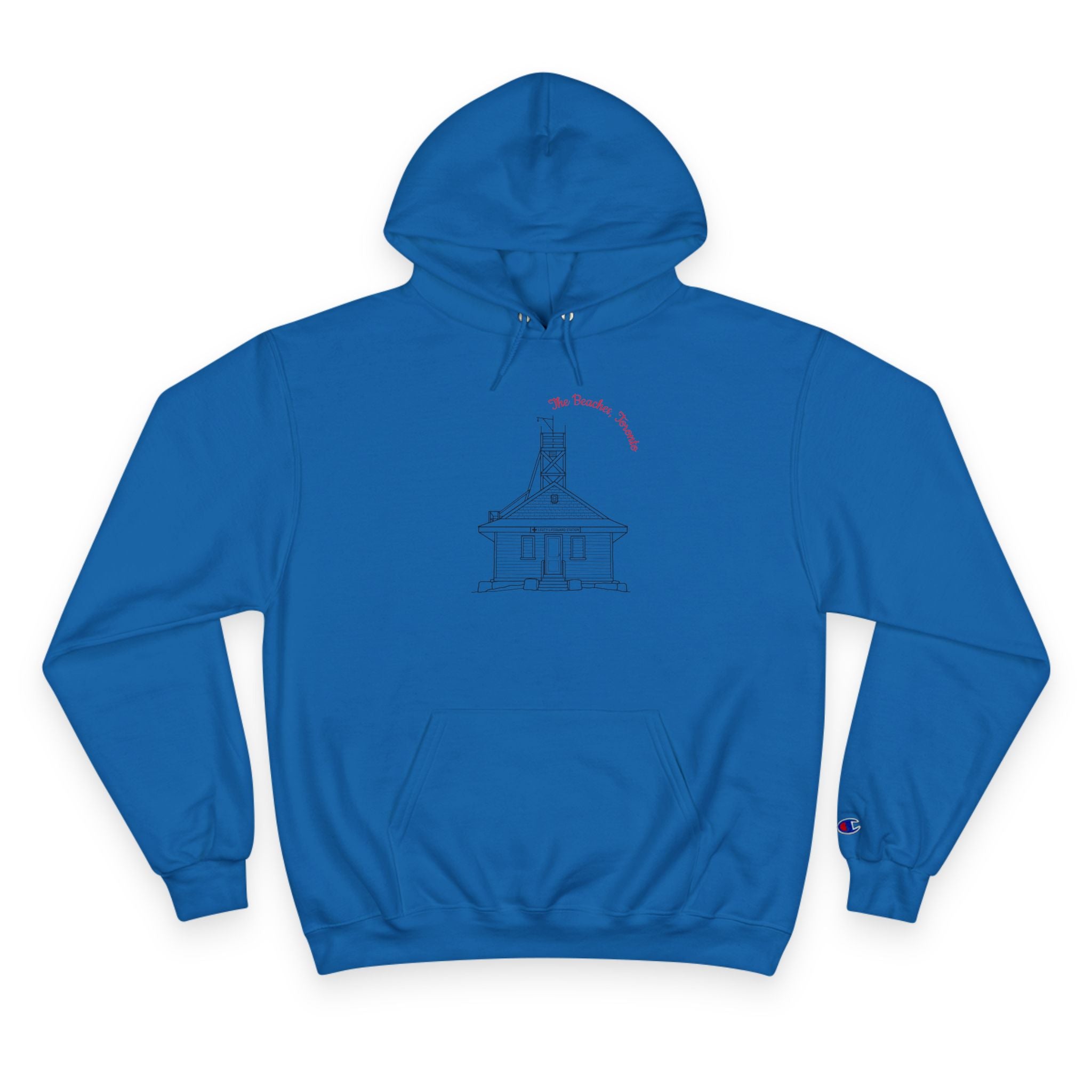 Hoodie The Beaches Leuty Stn blk line drawing Toronto Hoodie –  Pullover