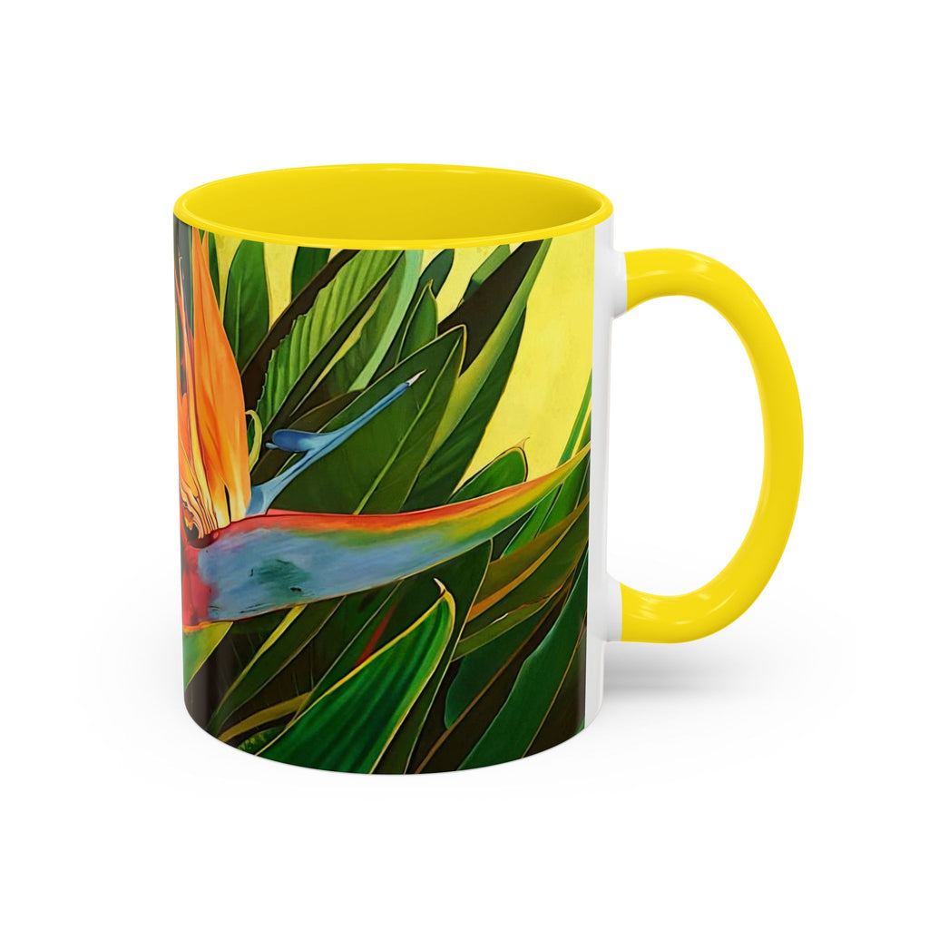 Coffee Mug Lisa Herrera art print Bird of Paradise  (11, 15oz)