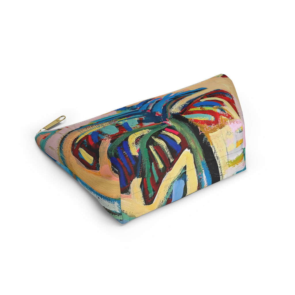 Bag Accessory Pouch Lisa Herrera art print— Colorful Coastal Canvas Makeup Bag