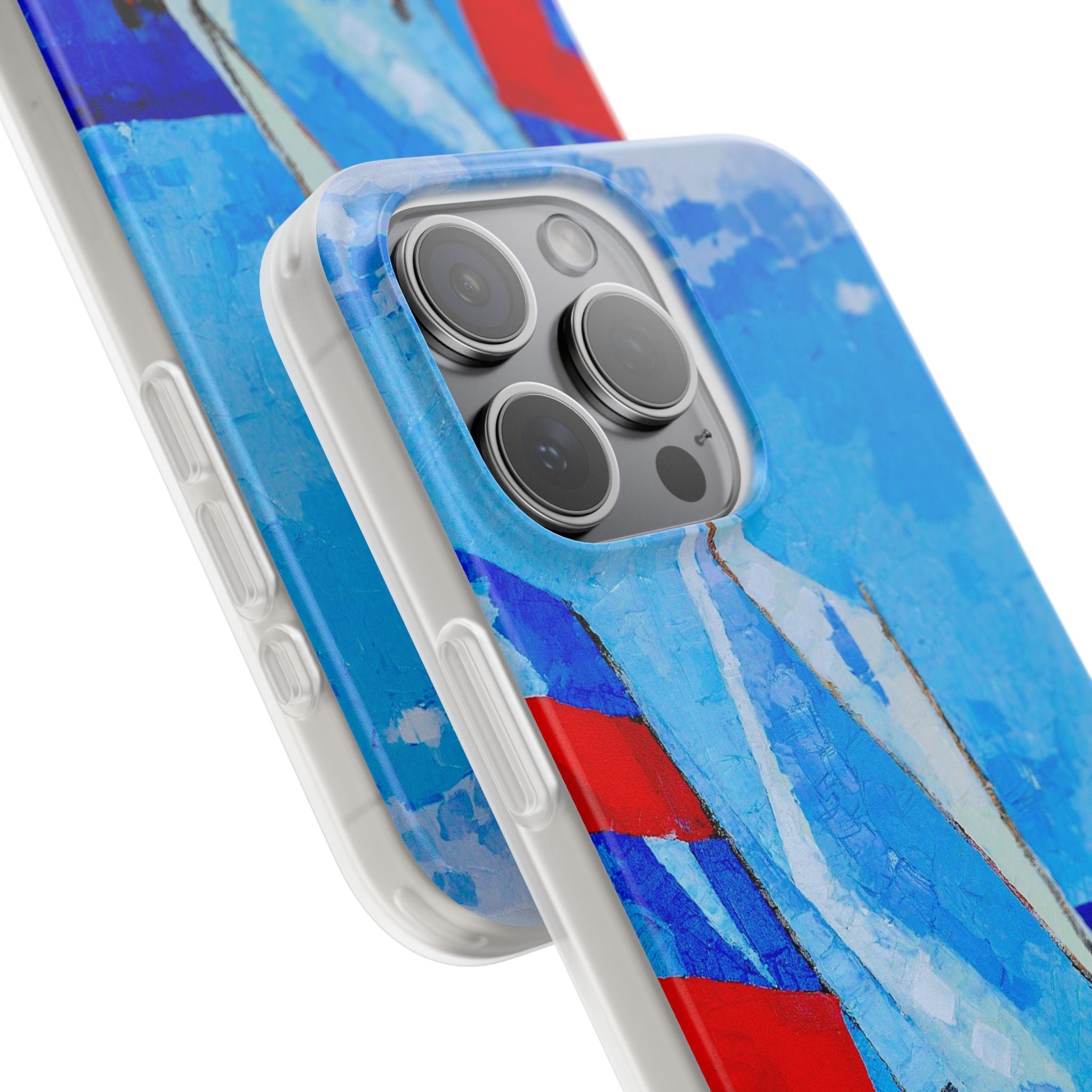 Phone Case Lisa Herrera art print workboat Sailboats   –  Artistic Flexi Case