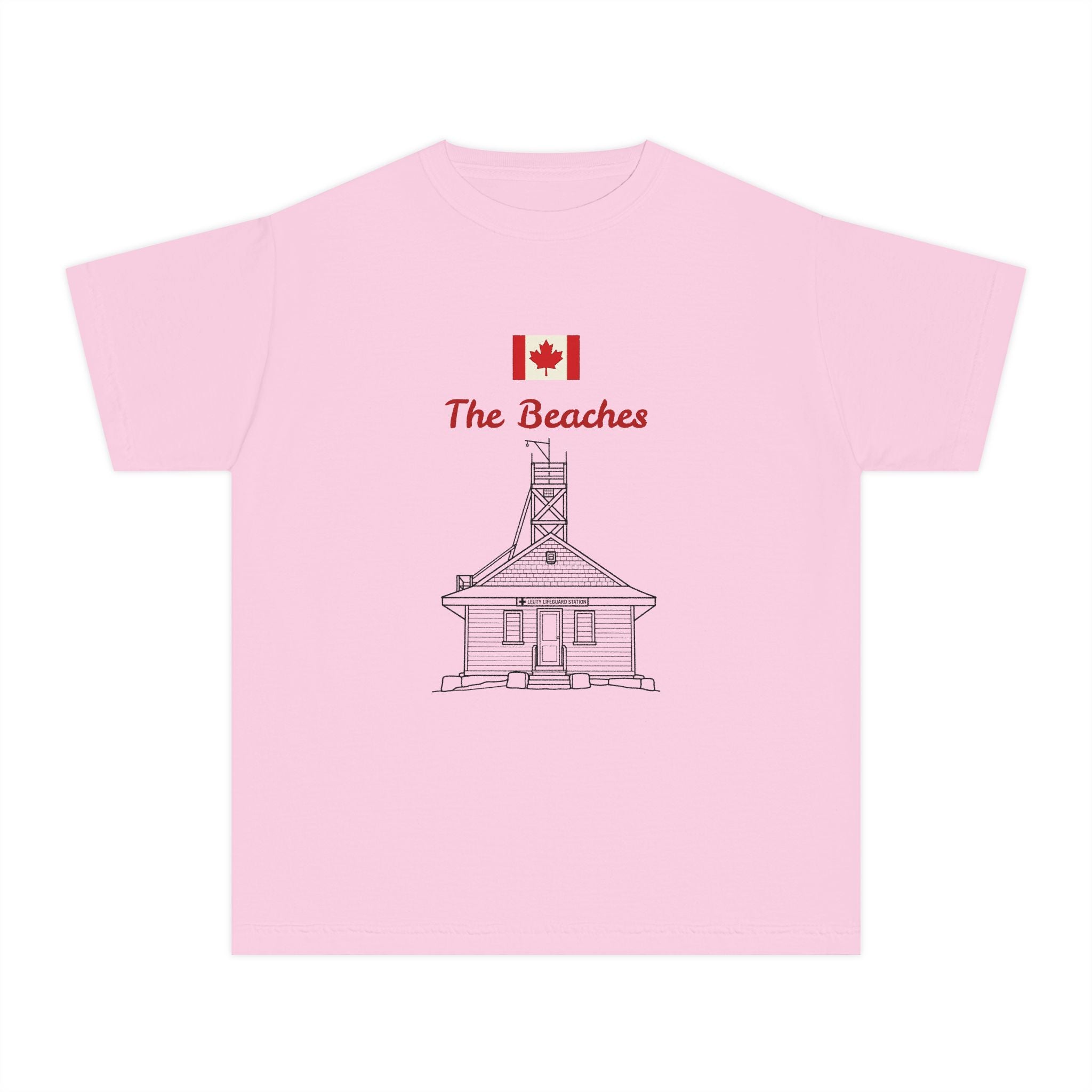 T-shirt The Beaches Toronto Youth Tee — The Beaches Canada Leuty Stn Graphic