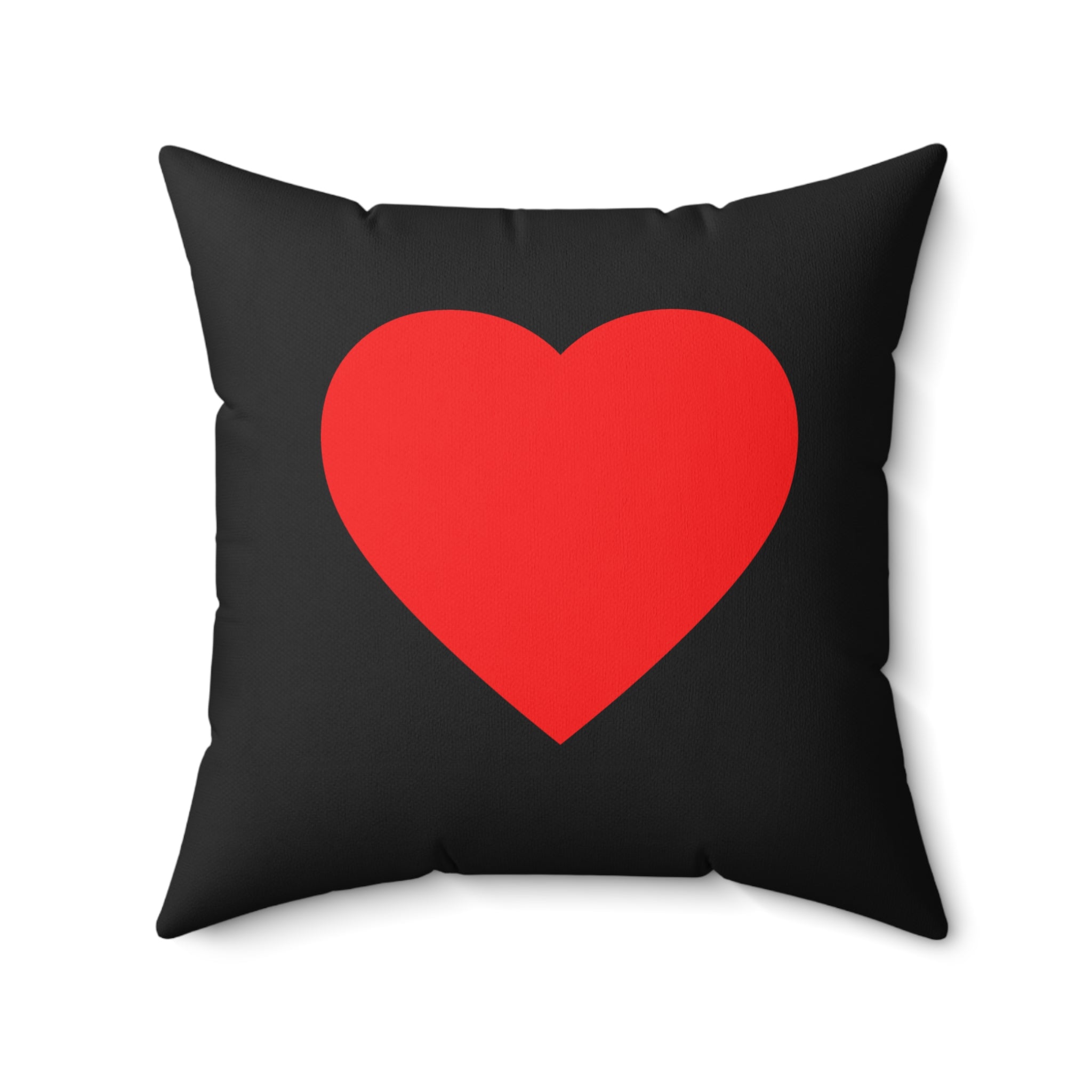 Throw Pillow Red Heart  -  Decorative Cushion